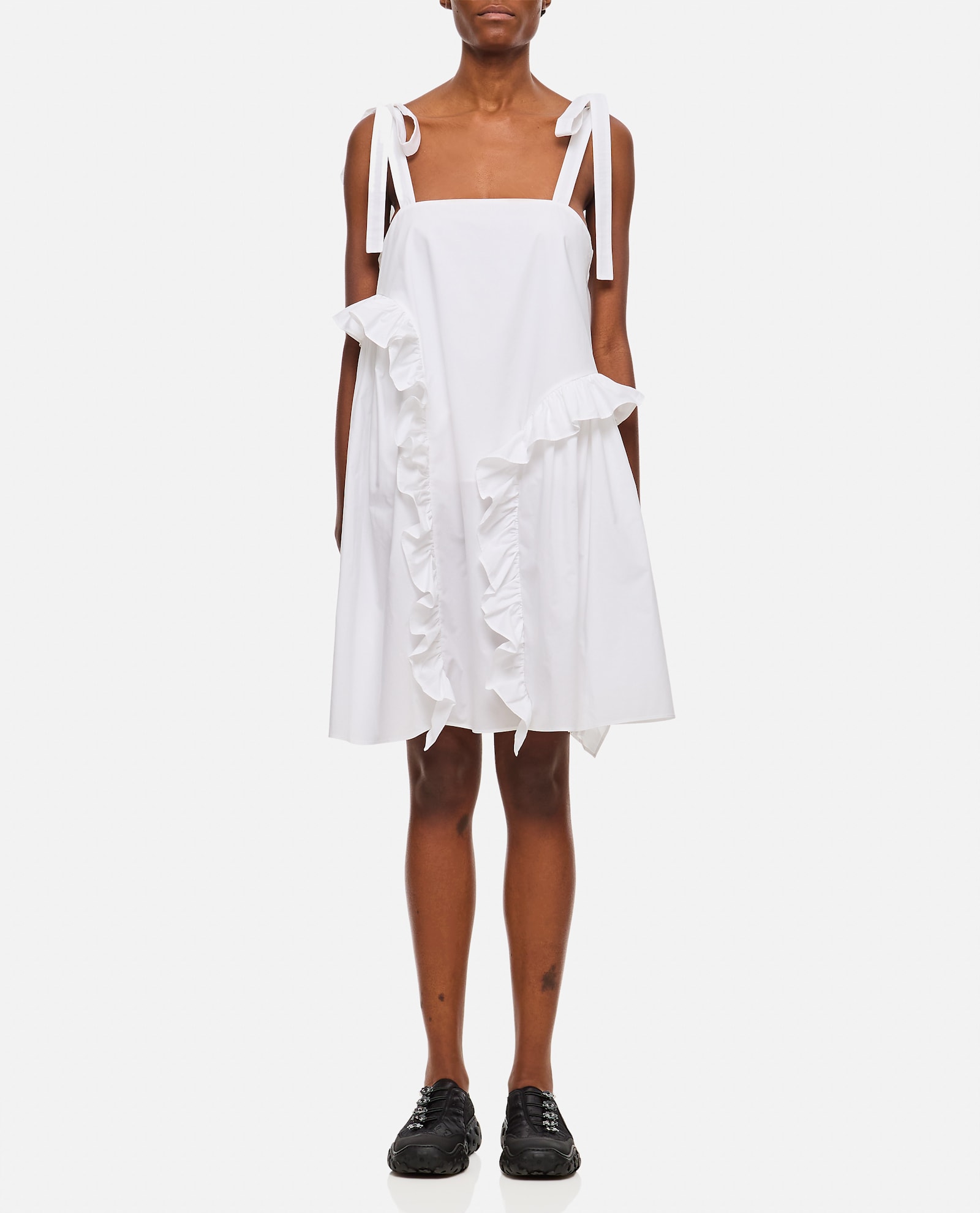 Cecilie Bahnsen Agata Dress Cotton White
