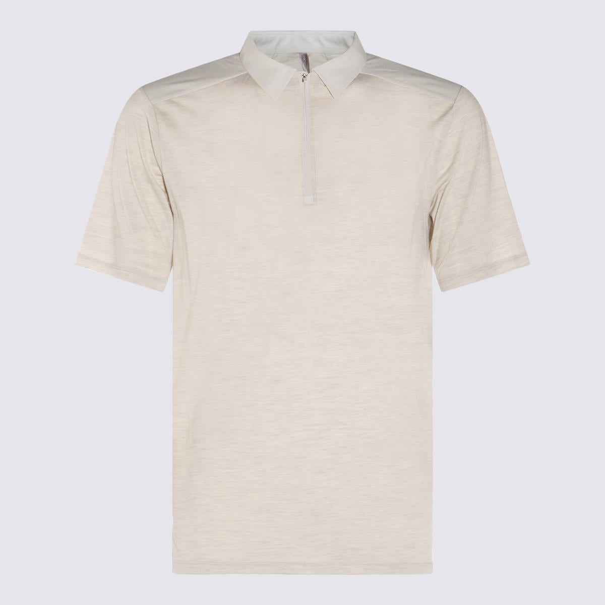 Arc'Teryx Grey Wool Frame Ss Polo Shirt