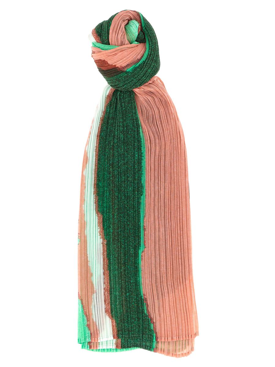 Pleats Please Issey Miyake 'Grainy Colors Madame-T' Stole