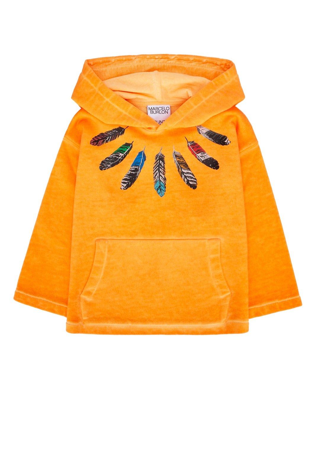 Marcelo Burlon Graphic Printed Hoodie