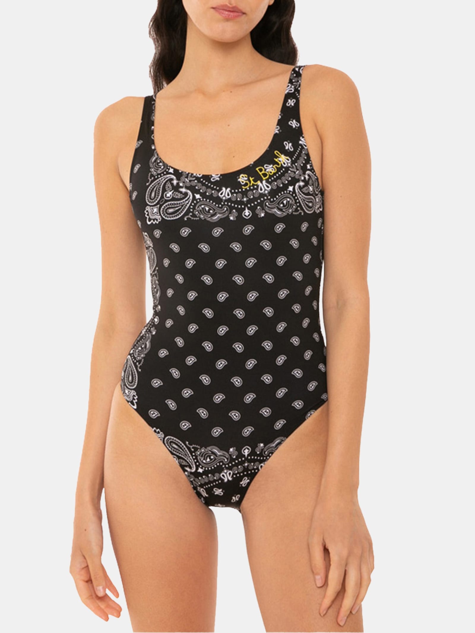MC2 Saint Barth Woman One Piece Swimsuit With Bandanna Print