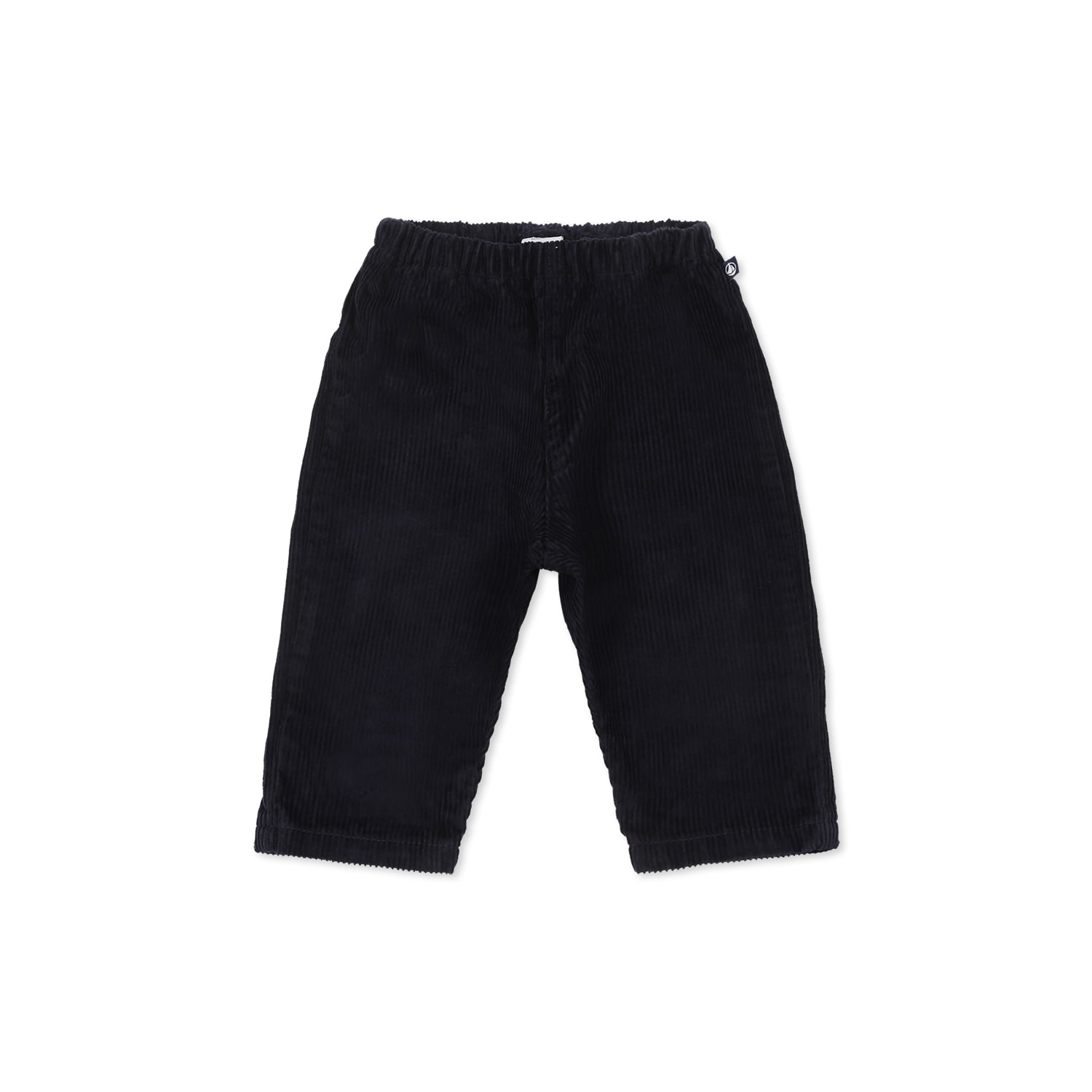Petit Bateau Blue Trousers For Baby Boy With Logo