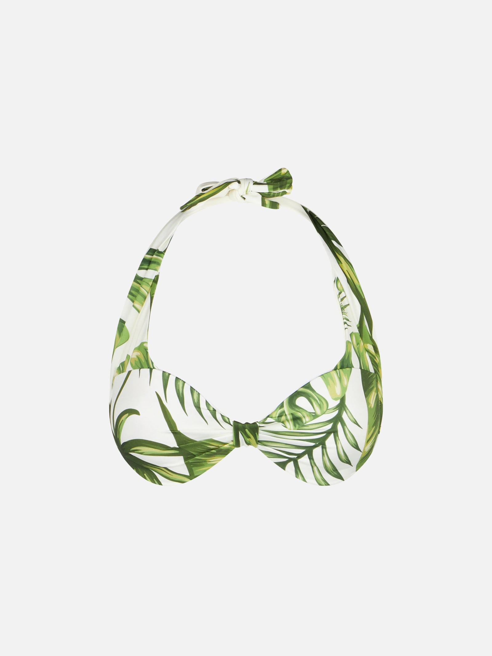 MC2 Saint Barth Tropical Leaves Print Bralette