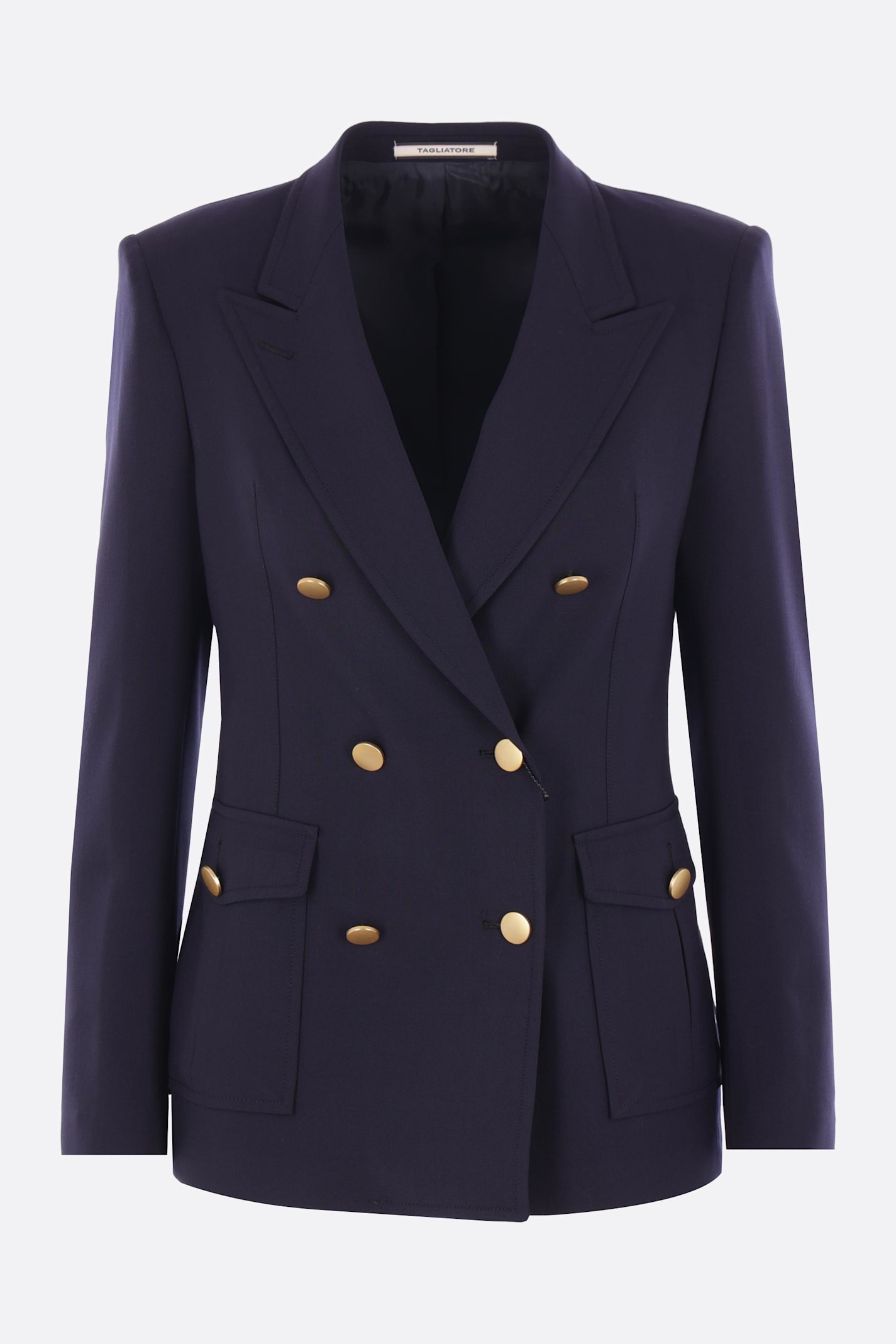 Tagliatore 0205 J-honey Double-breasted Jacket In Wool Blend