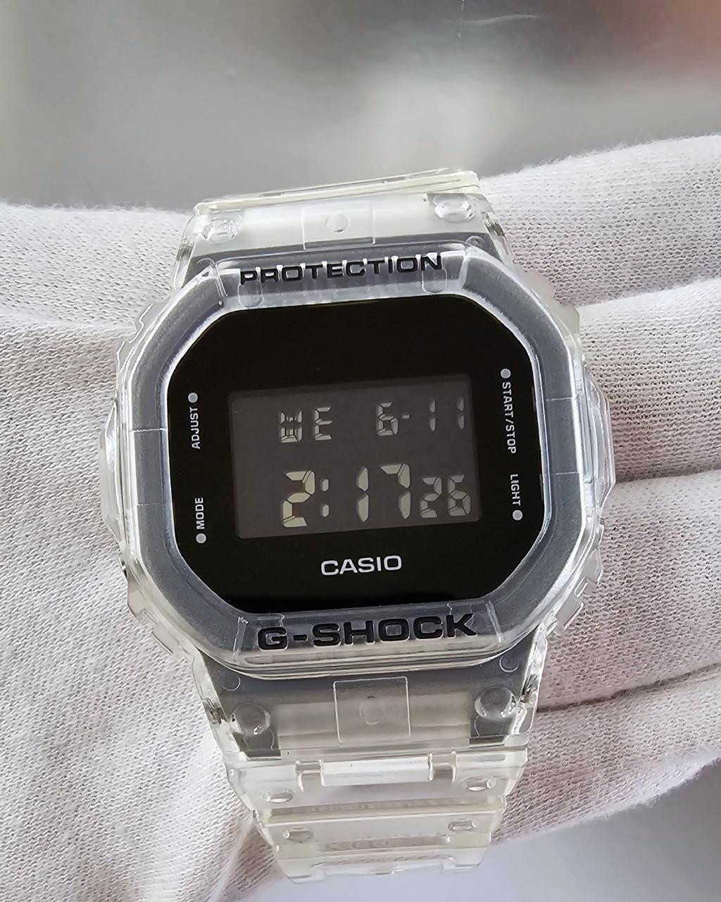 CASIO G-Shock Digital Transparent Pack Series Men's Watch DW-5600SKE-7