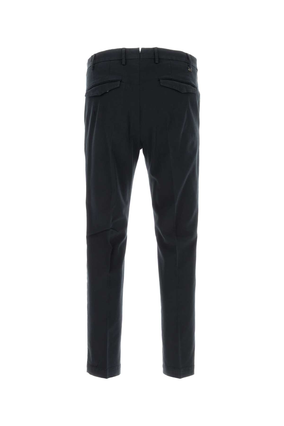 PT Torino Dark Blue Stretch Cotton Blend Pant