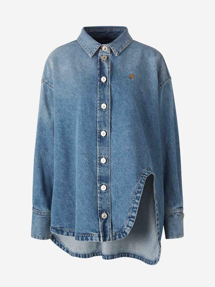 The Attico Diana Denim Shirt