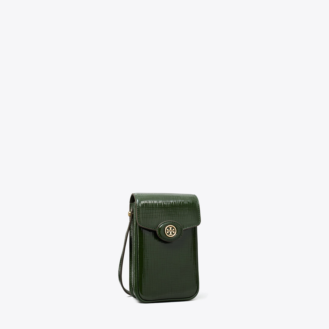 Tory Burch Robinson Crosshatched Phone Crossbody