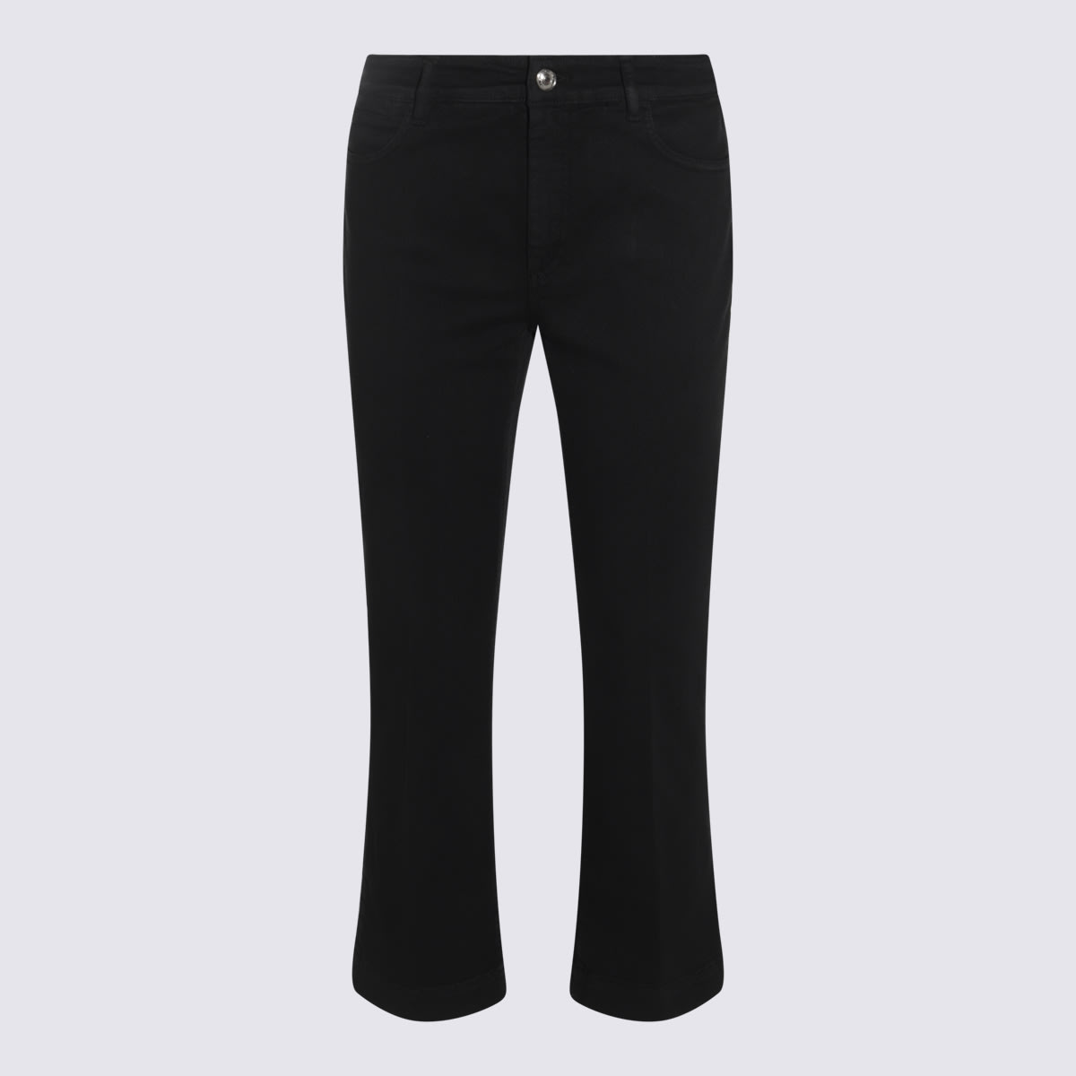 SportMax Black Cotton Nilly Jeans