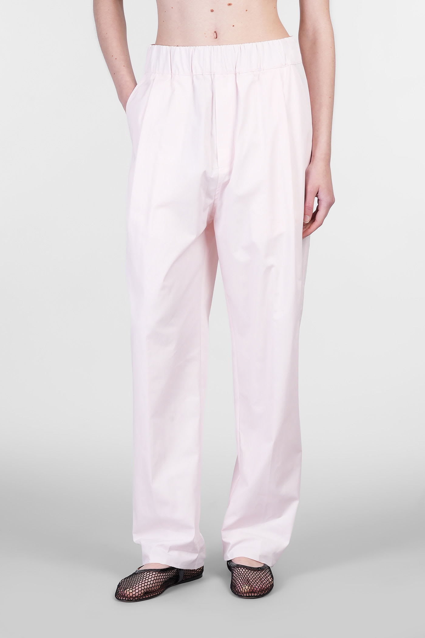 Laneus Pants In Rose-pink Cotton