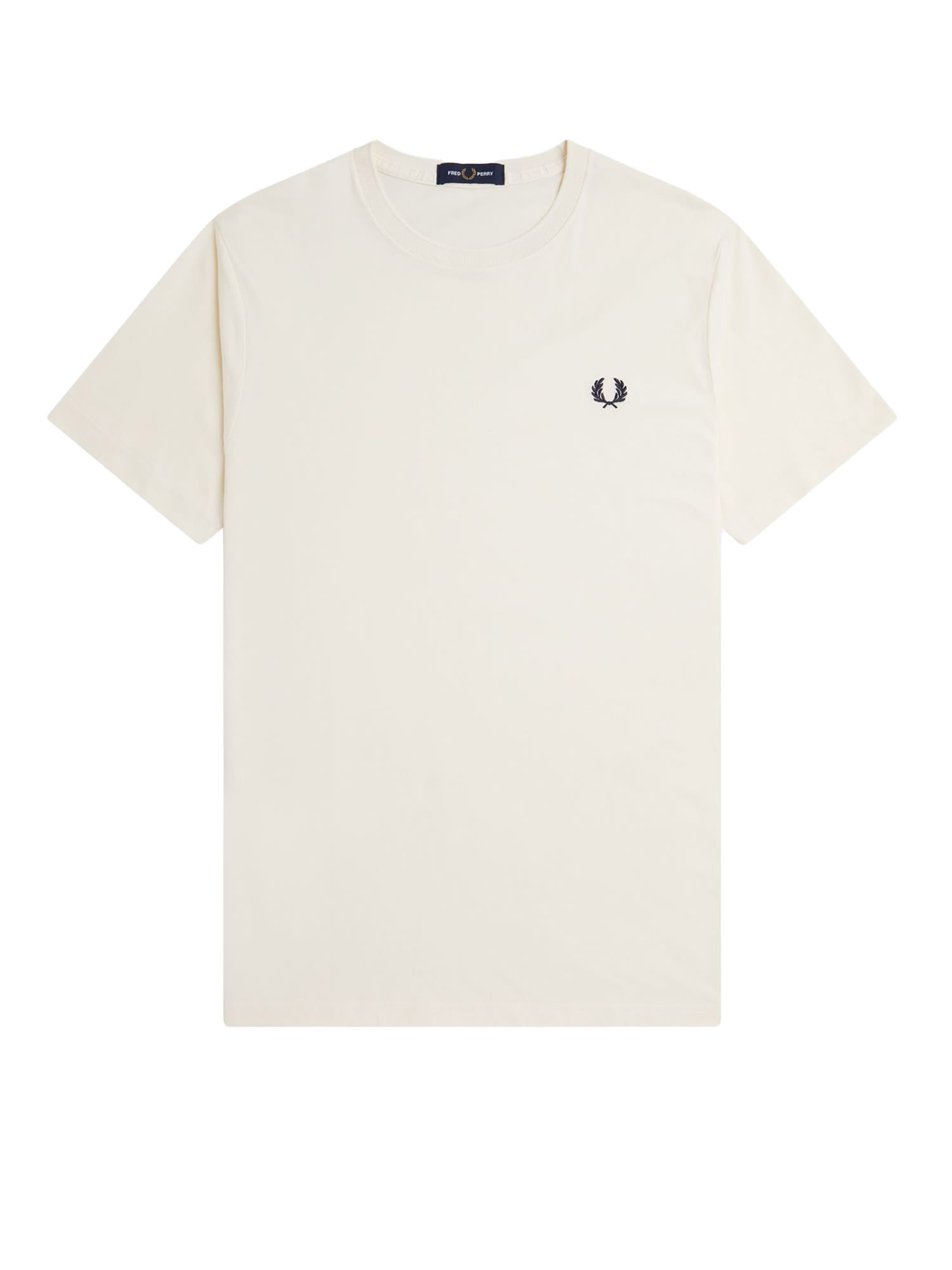 Fred Perry Cotton T-shirt With Logo Embroidery
