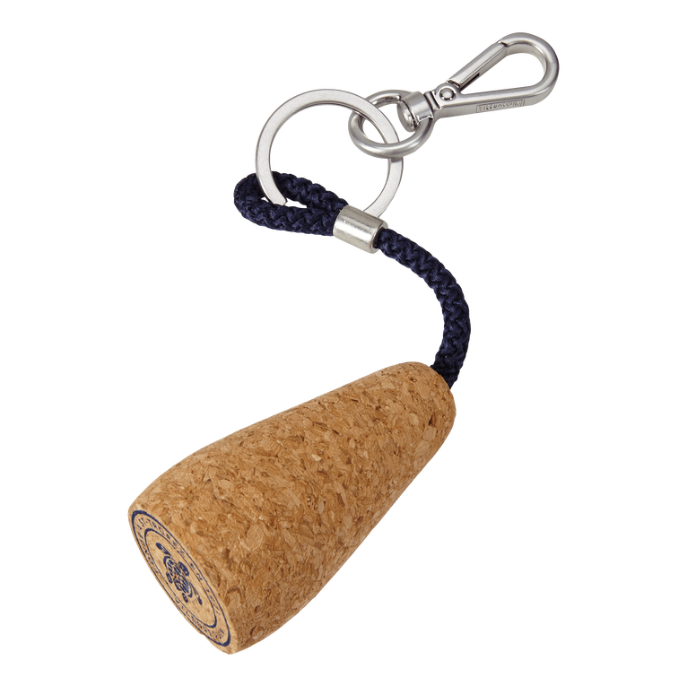 Vilebrequin Cork Keyring - Poppy - Beige - Size OSFA
