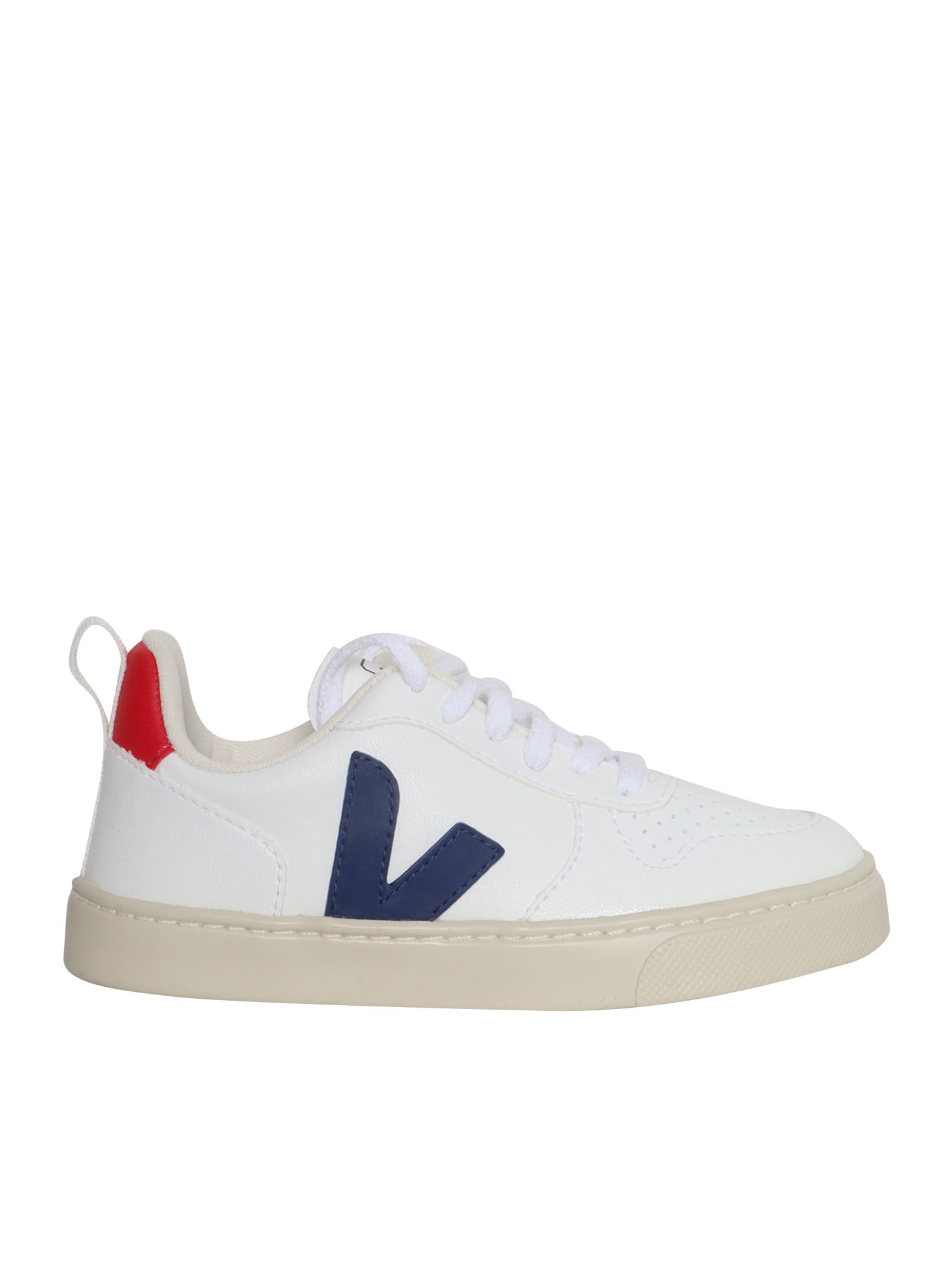 Veja White V-10 Sneakers