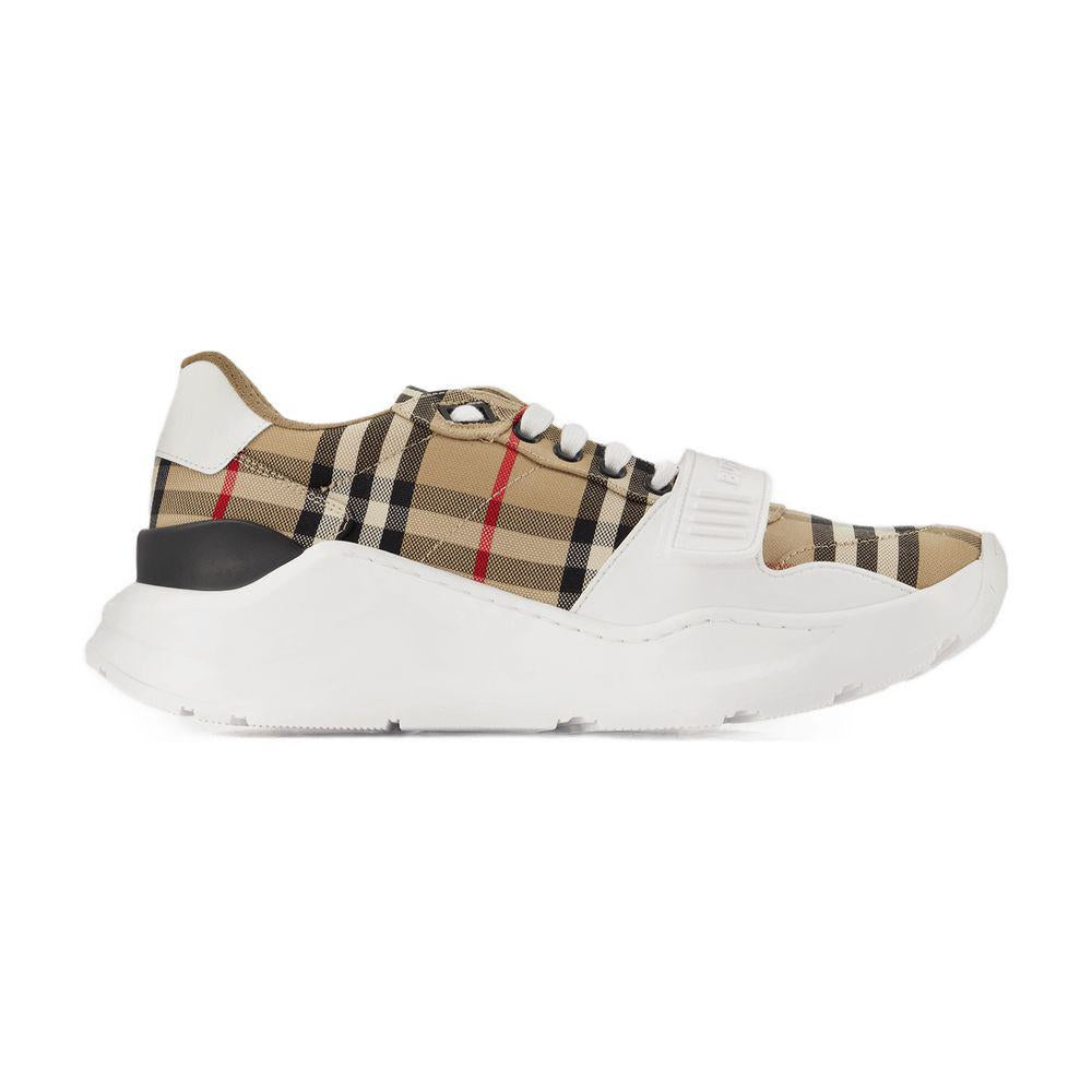 Burberry 新瑞吉轻量皮革格纹运动鞋
