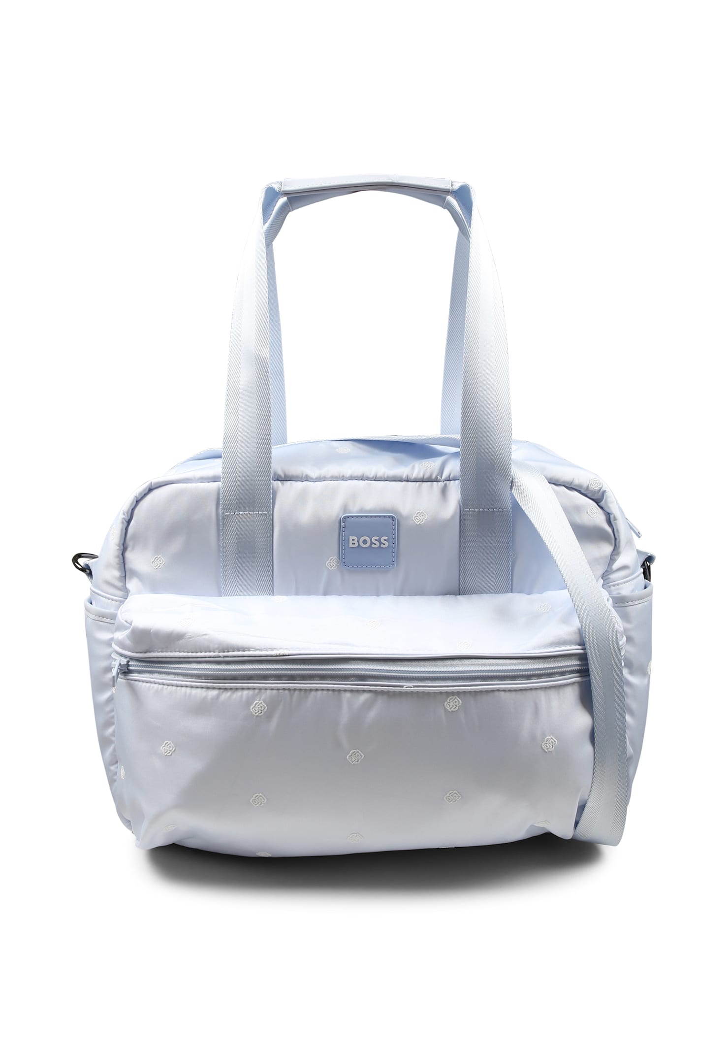 Hugo Boss Light Blue Changing Bag For Baby Boy With Logo