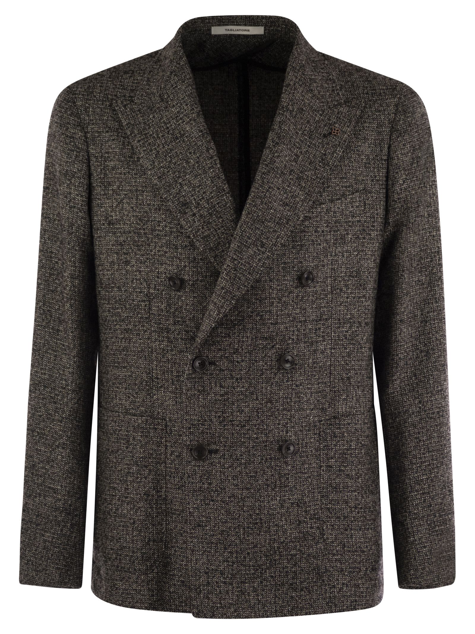 Tagliatore Double-breasted Jacket In Wool Blend