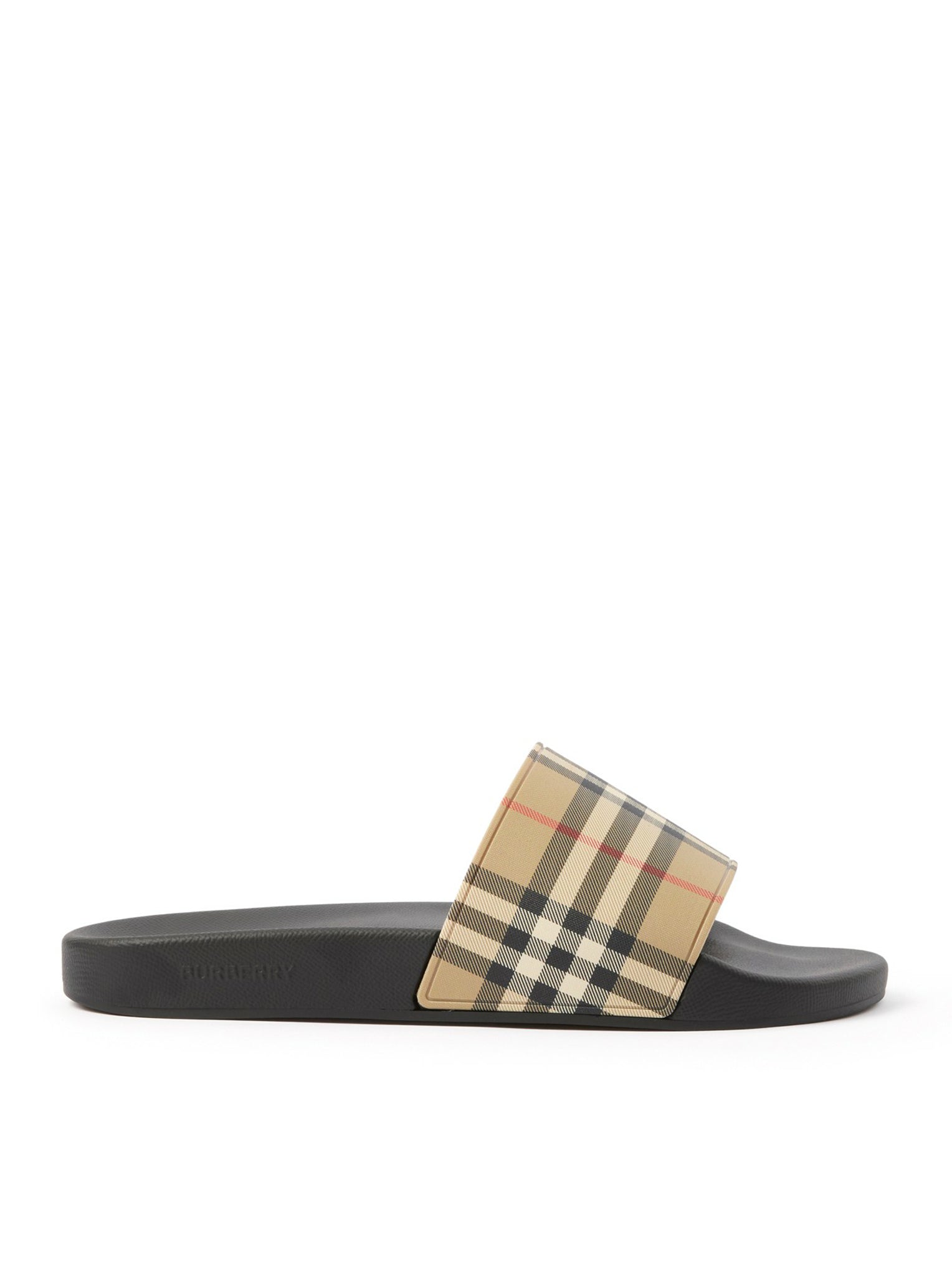 Slippers with printed Vintage check pattern - Burberry - Man