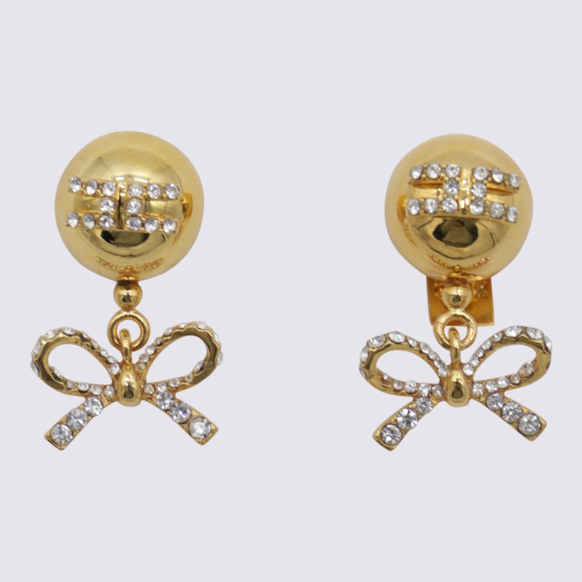 Elisabetta Franchi Gold Metal Earrings