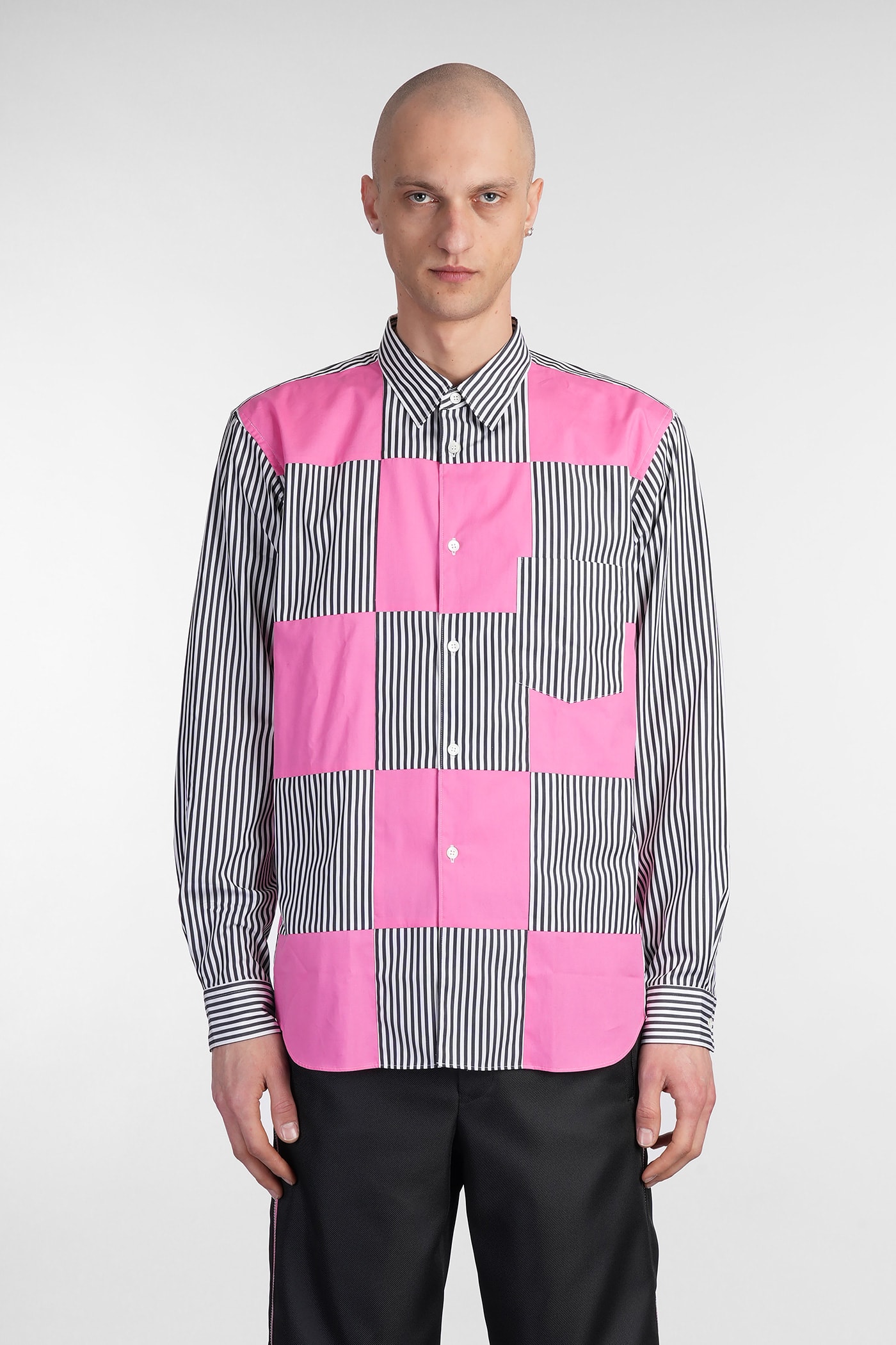 Comme Des Garçons Homme Plus Shirt In White Cotton