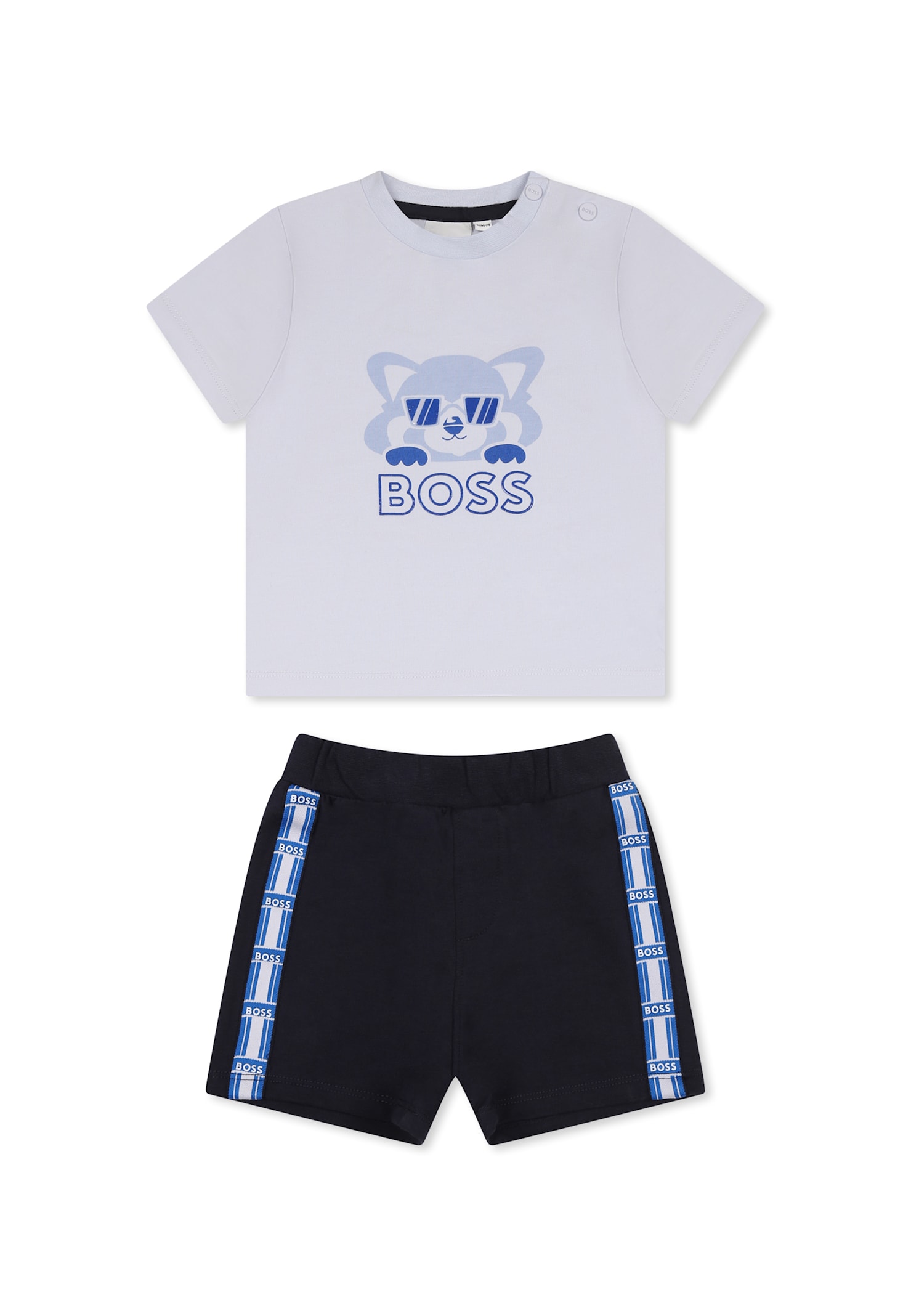 Hugo Boss Multicolor Suit For Baby Boy With Panda