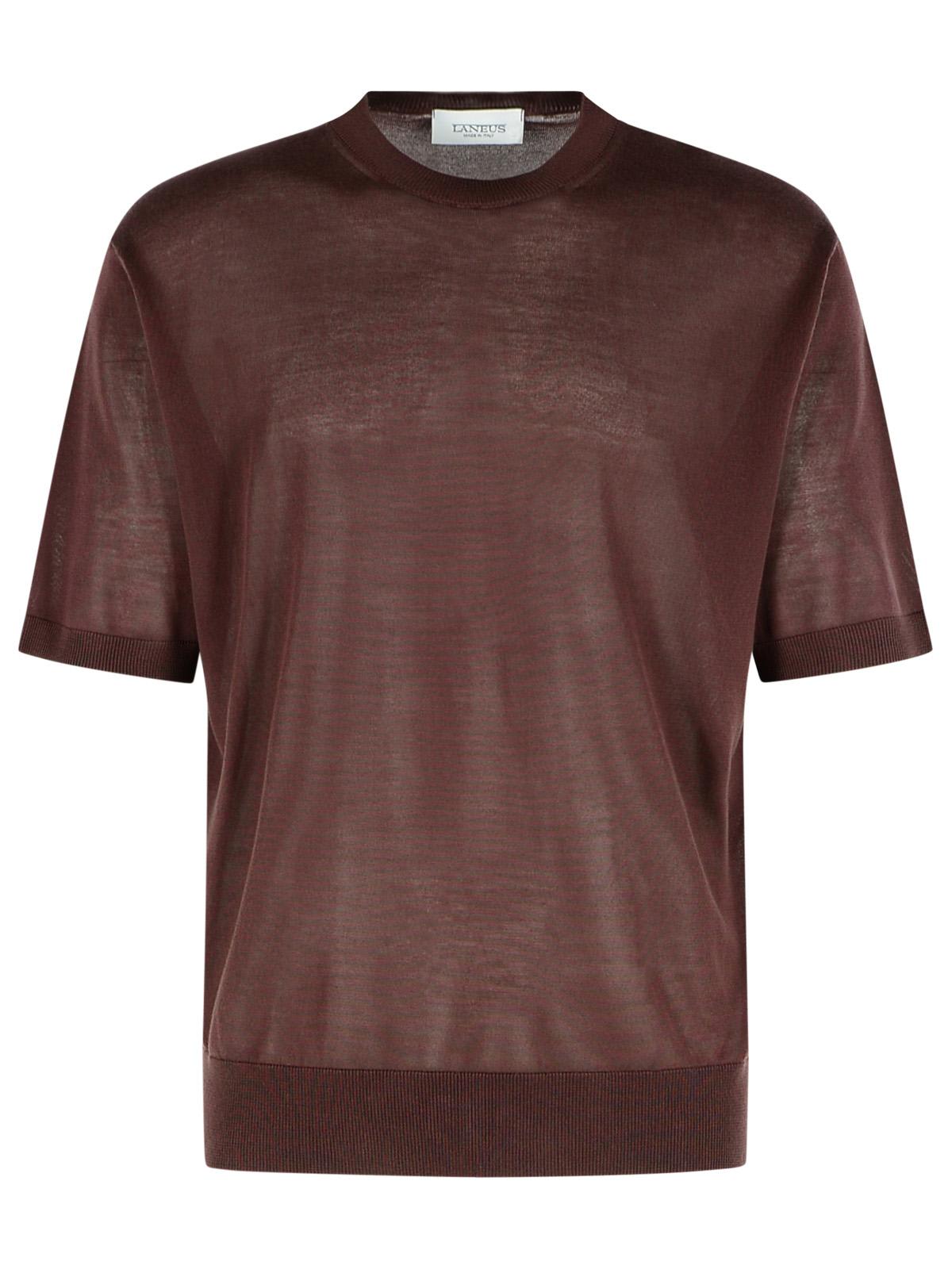 Laneus Brown Lyocell Sweater