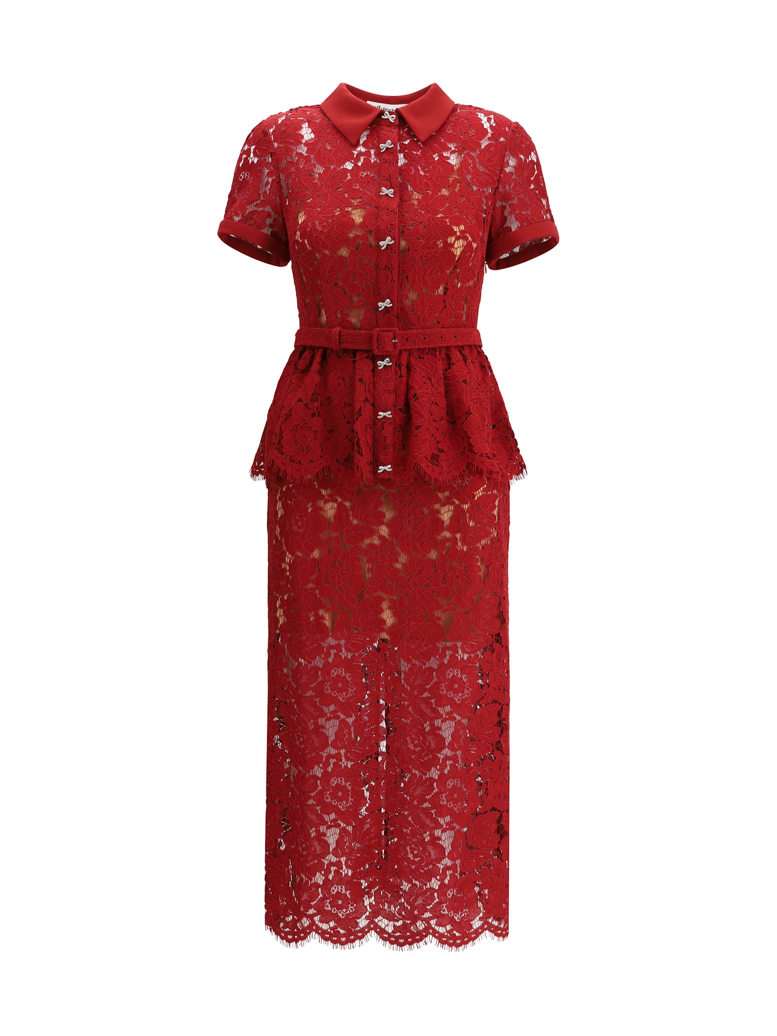 self-portrait Lace Midi Dress