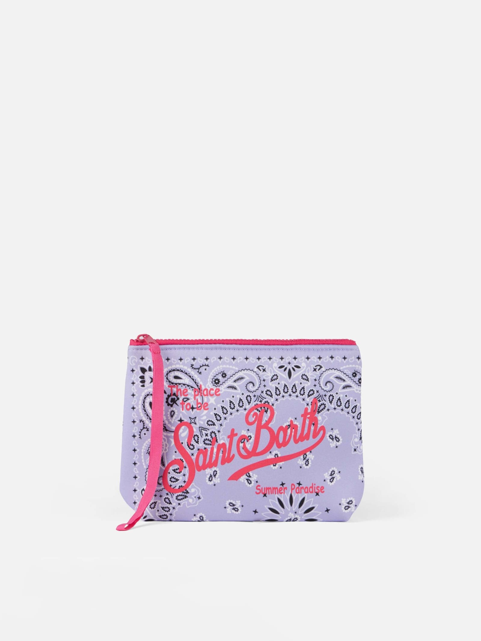 MC2 Saint Barth Aline Lilac Bandanna Scuba Pochette