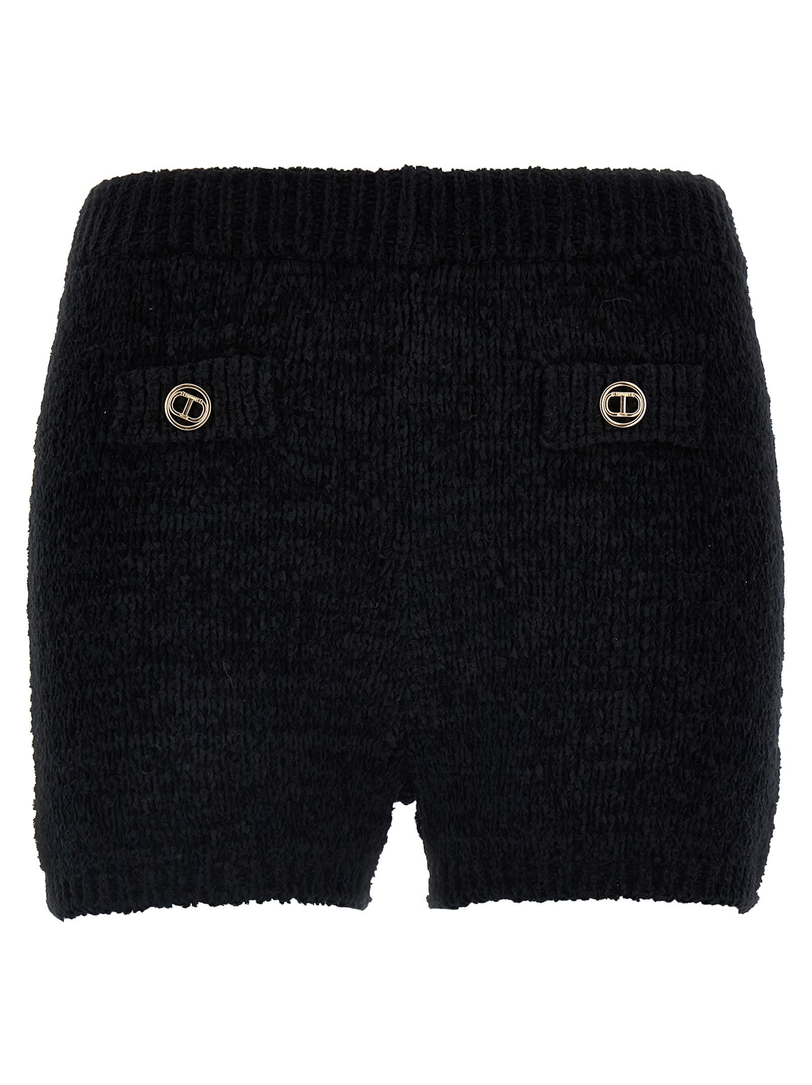 TwinSet oval T Shorts