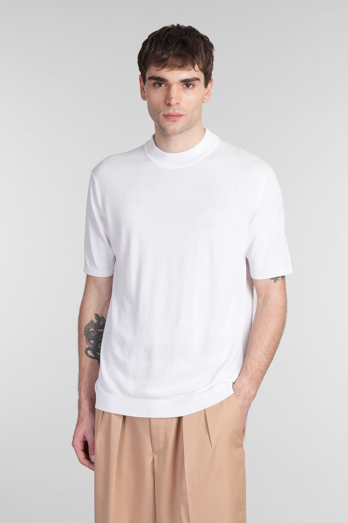 Roberto Collina T-shirt In White Cotton