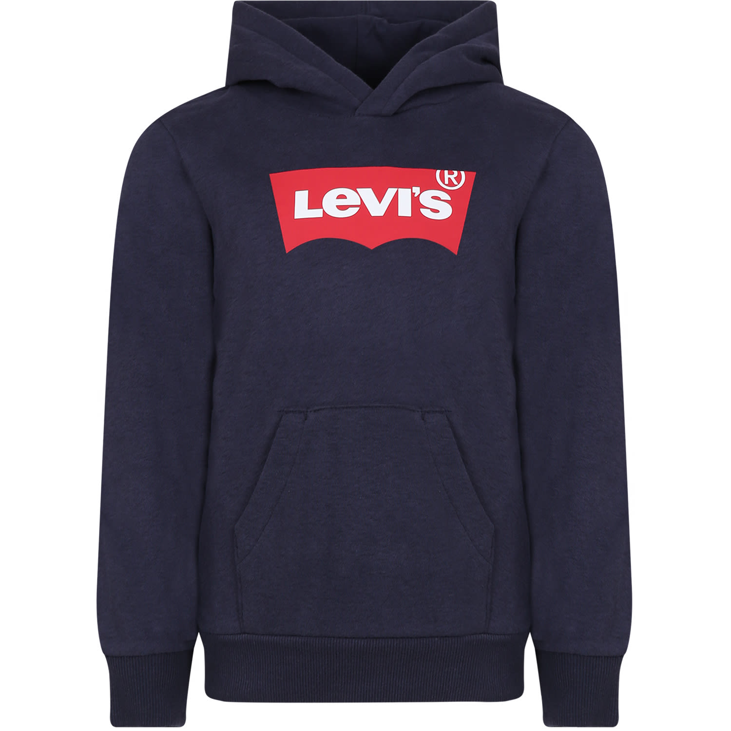 Levi's Blue Sweatshirt For Kids With Logo