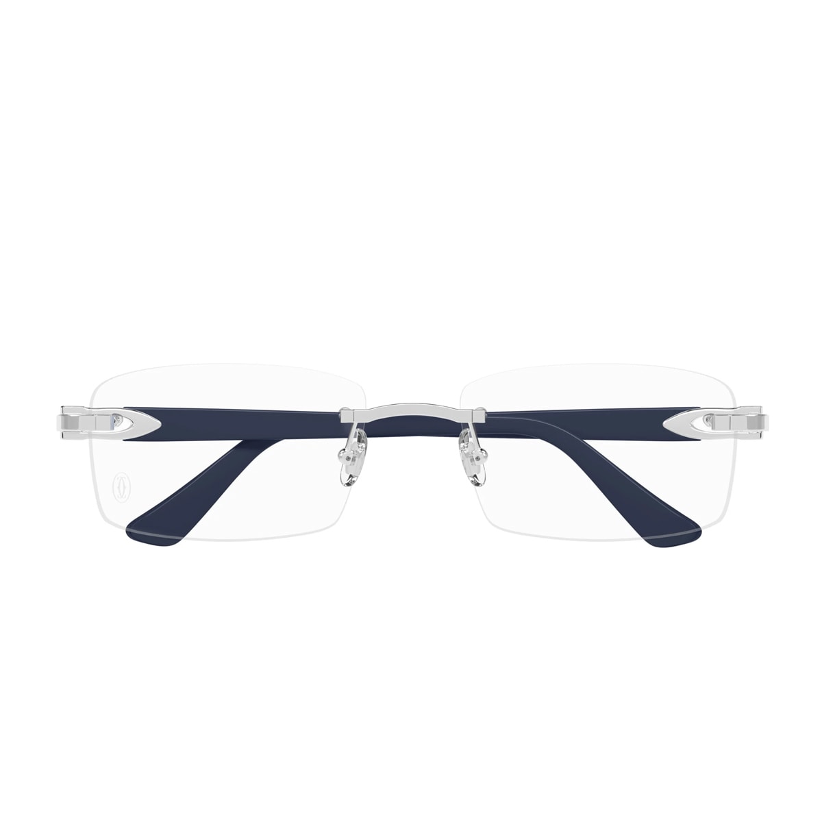Cartier Eyewear Cartier Ct0287o Décor C De Cartier 010 Silver Blue Glasses