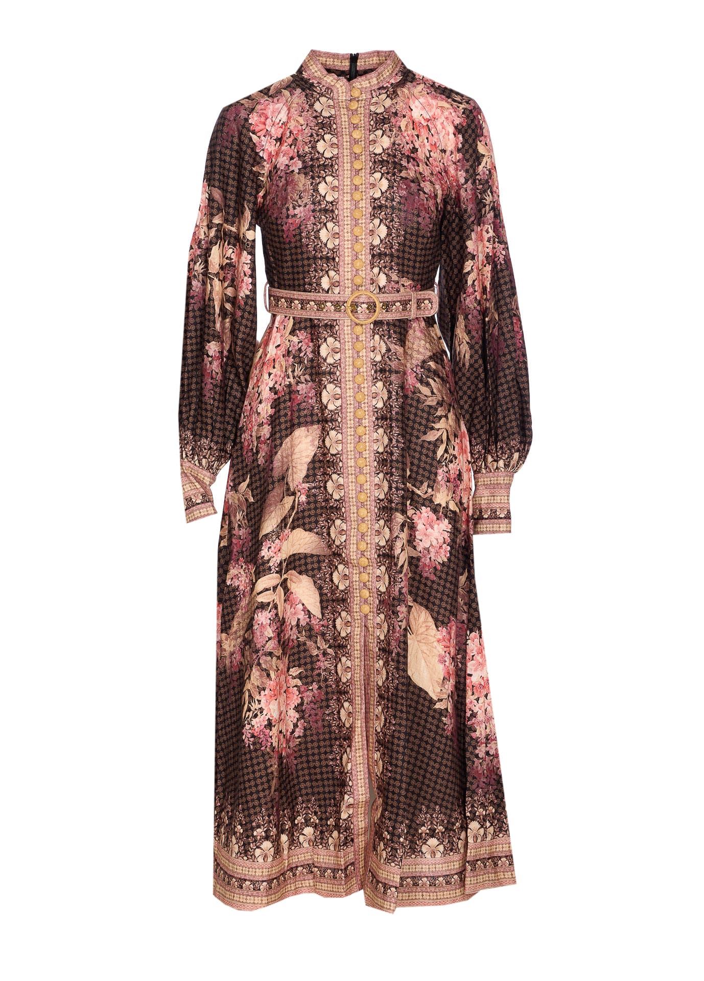 Zimmermann Illuminate Buttoned Midi Dress