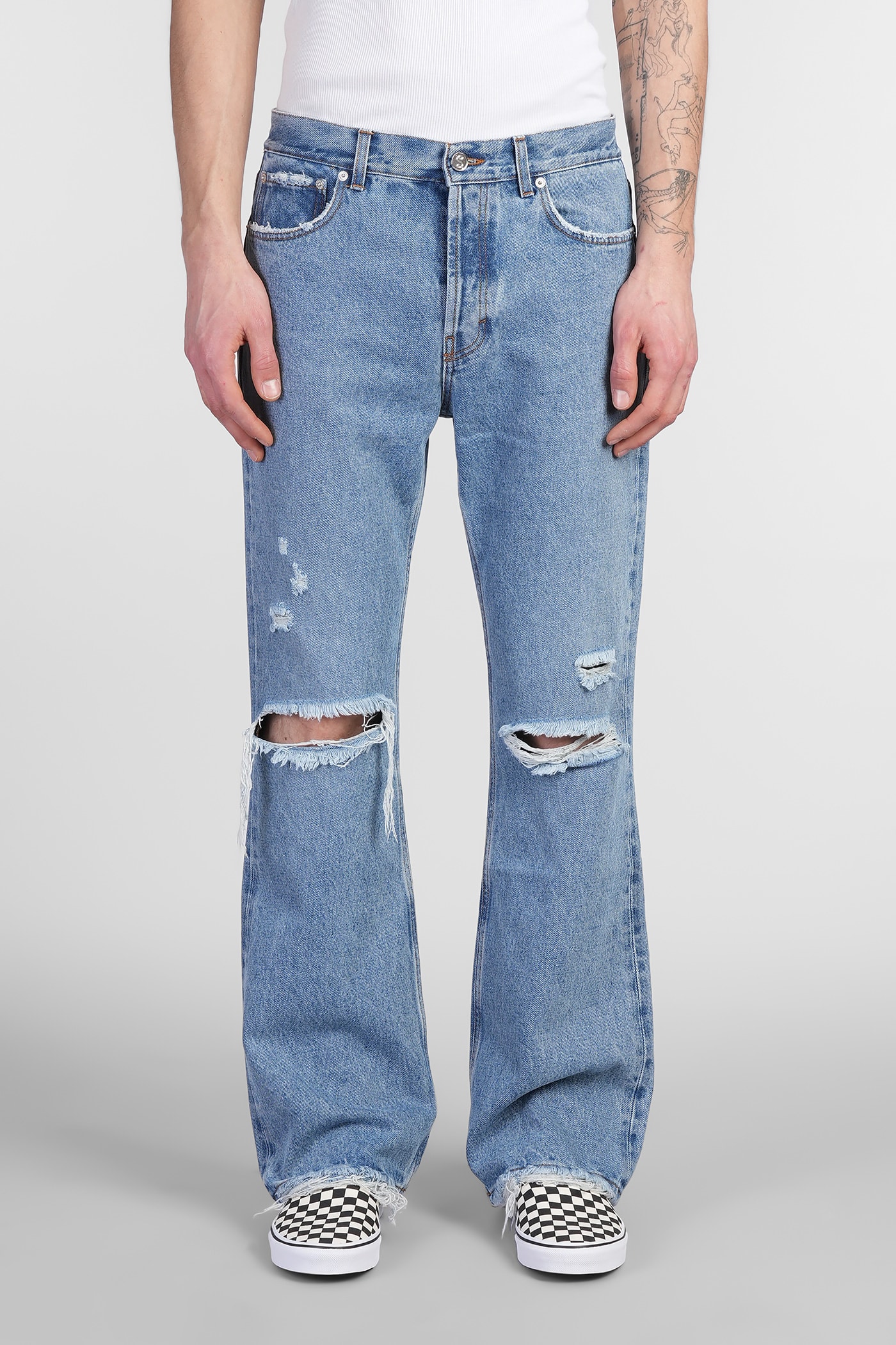 Séfr Rider Jeans In Blue Denim