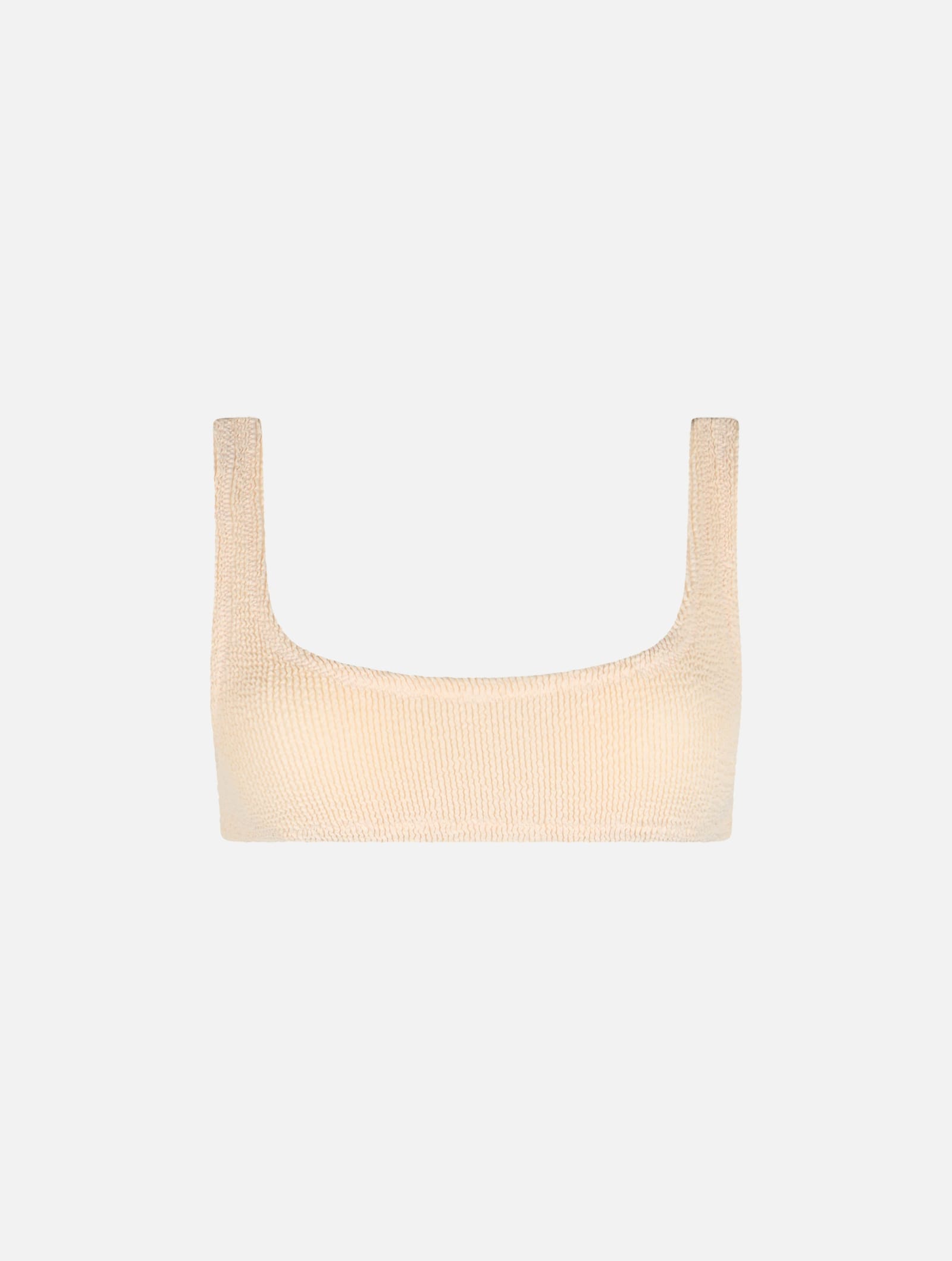 MC2 Saint Barth Woman Beige Classic Crinkle Bralette Naima