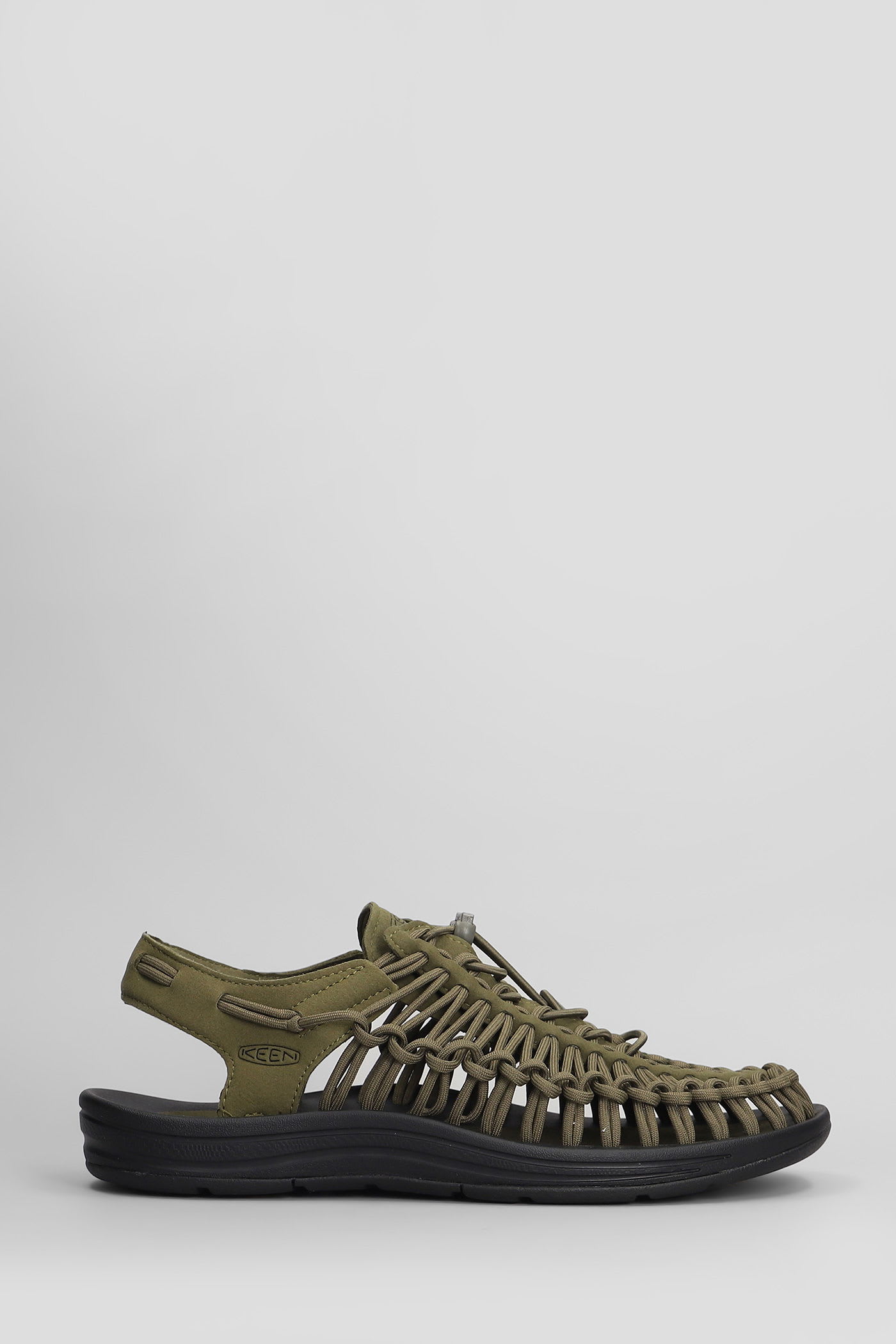 Keen Uneek M Flats In Green Suede And Fabric