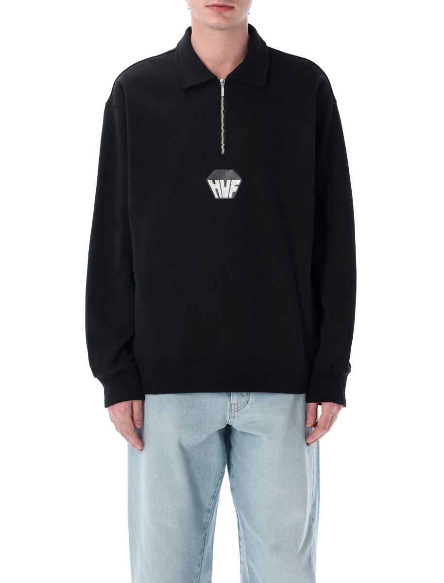 Huf Big Block ¼ Zip French Terry