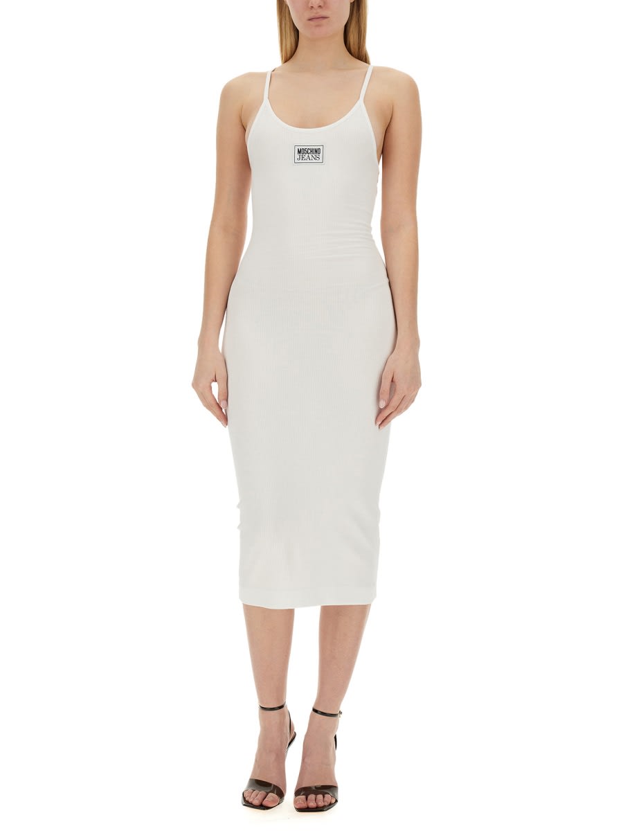 M05CH1N0 Jeans Ribbed Dress