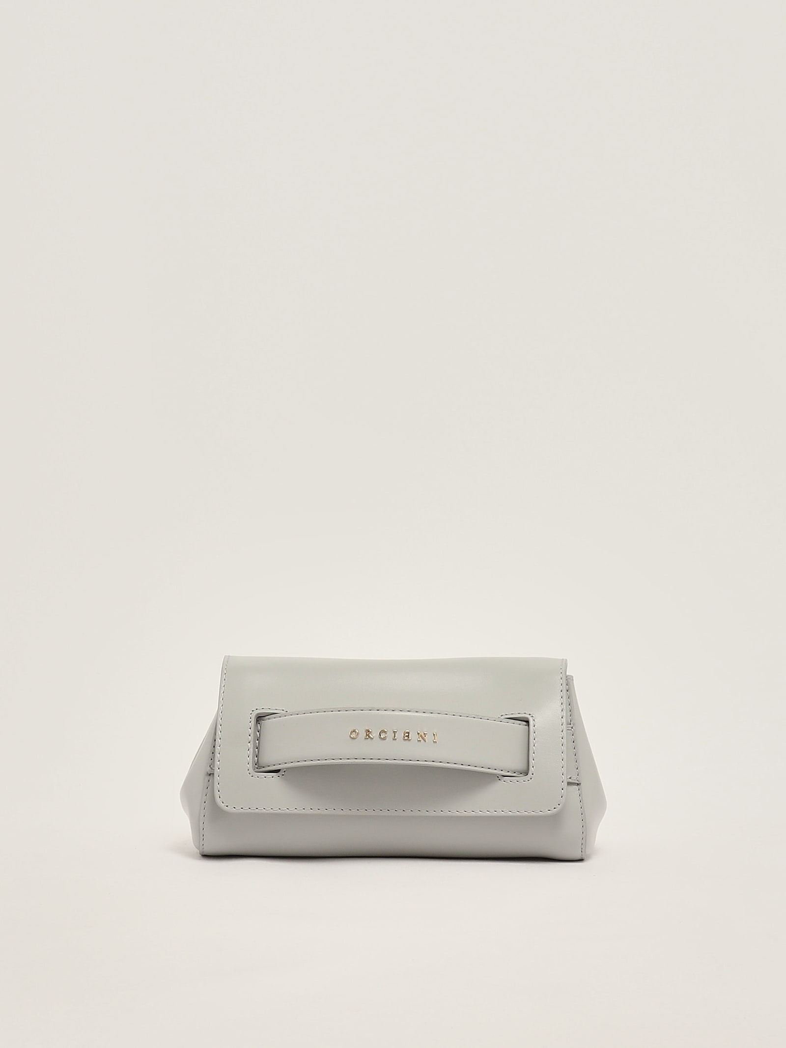 Orciani Gossip Chain Chain Vanity Oro Clutch