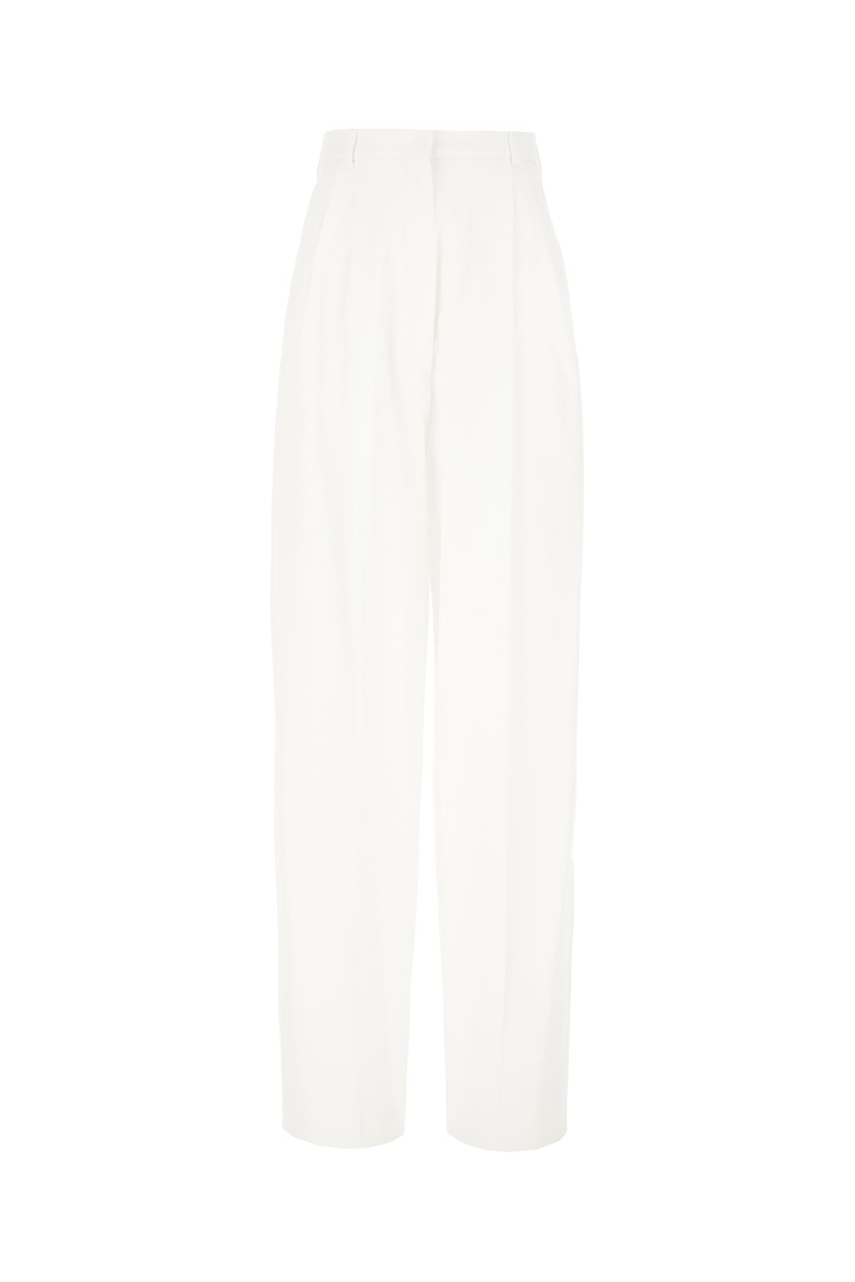 SportMax White Cotton Pants