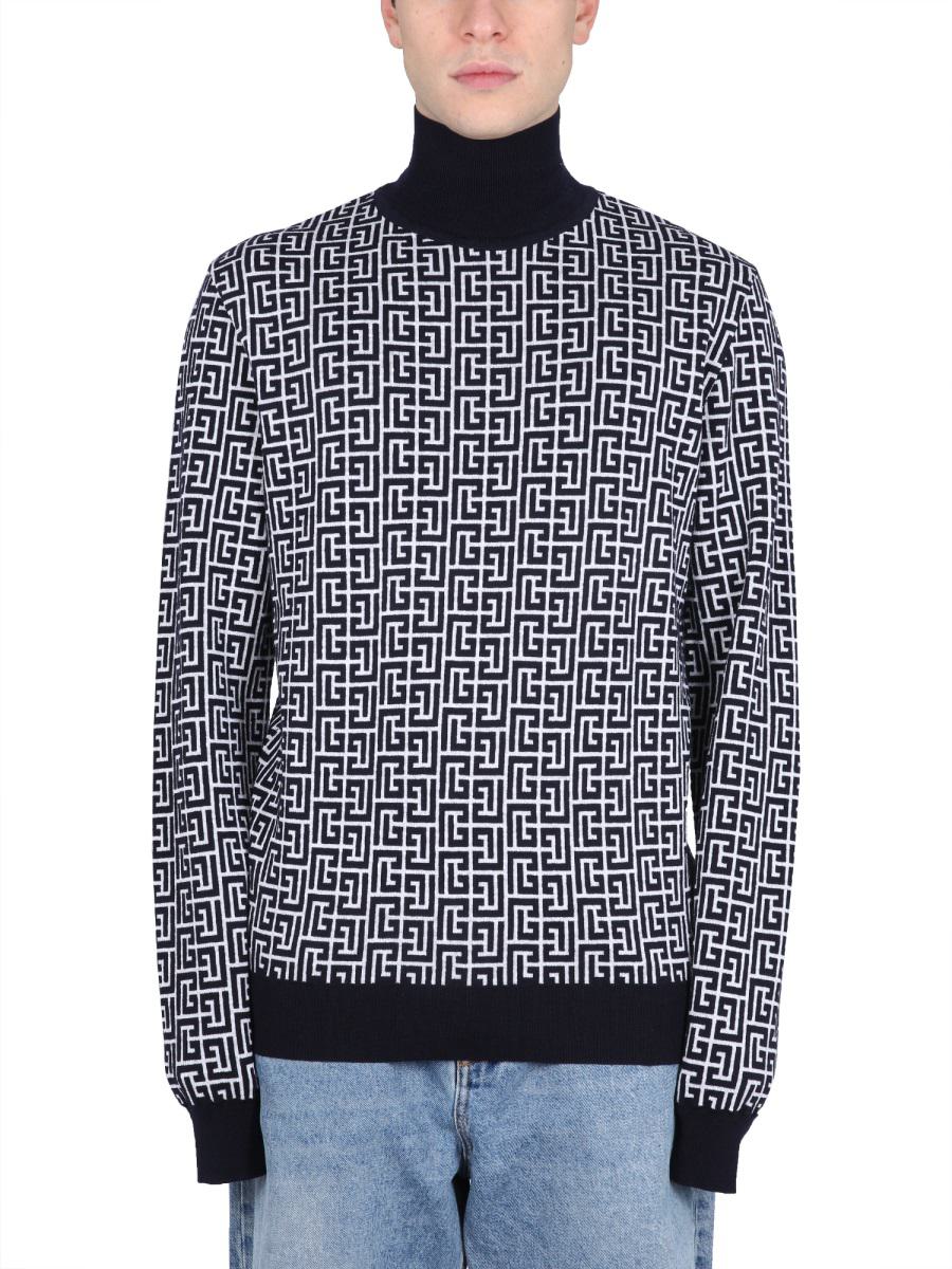 Balmain Monogram Logo Shirt
