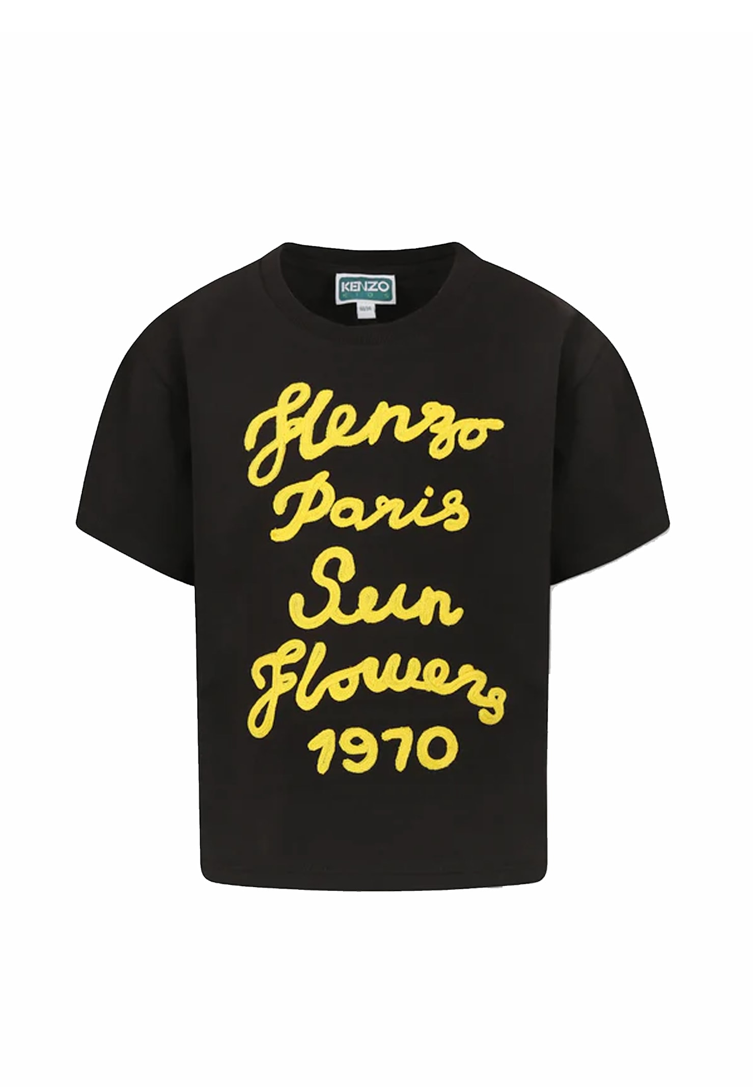 Kenzo Kids Grey T-shirt For Boy With Logo