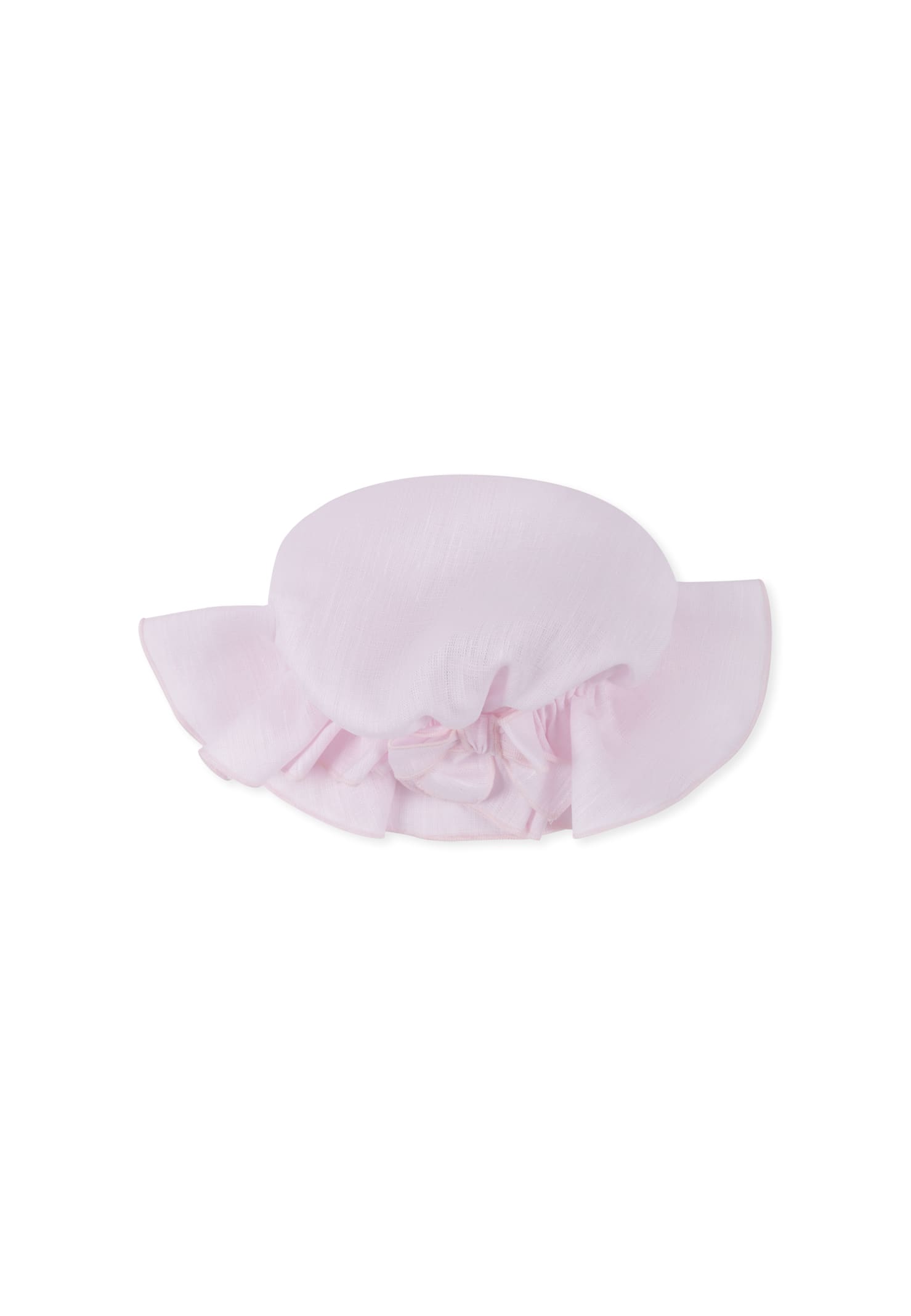 La stupenderia Cappello Rosa Per Neonata Con Fiocco