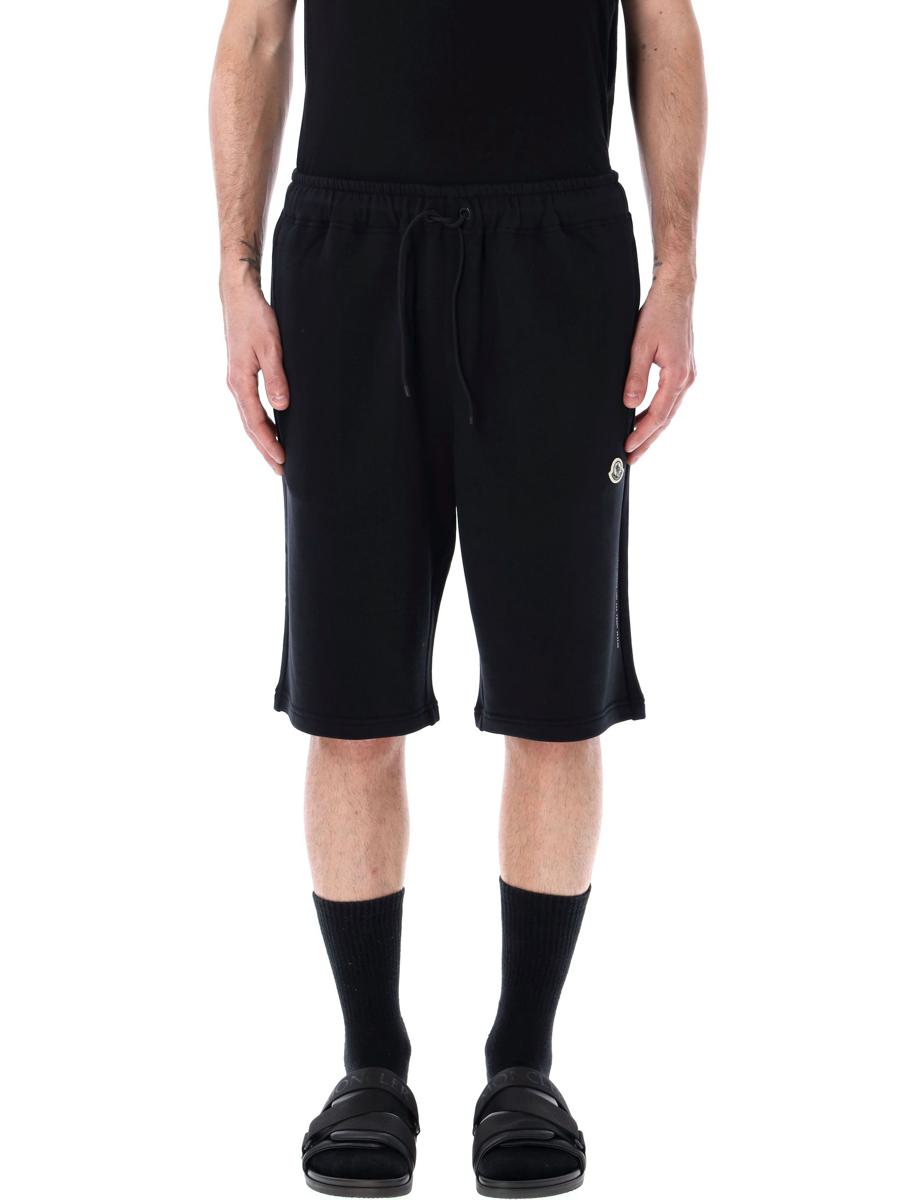 Moncler Genius Fragment Embroidered Logo Cotton Shorts