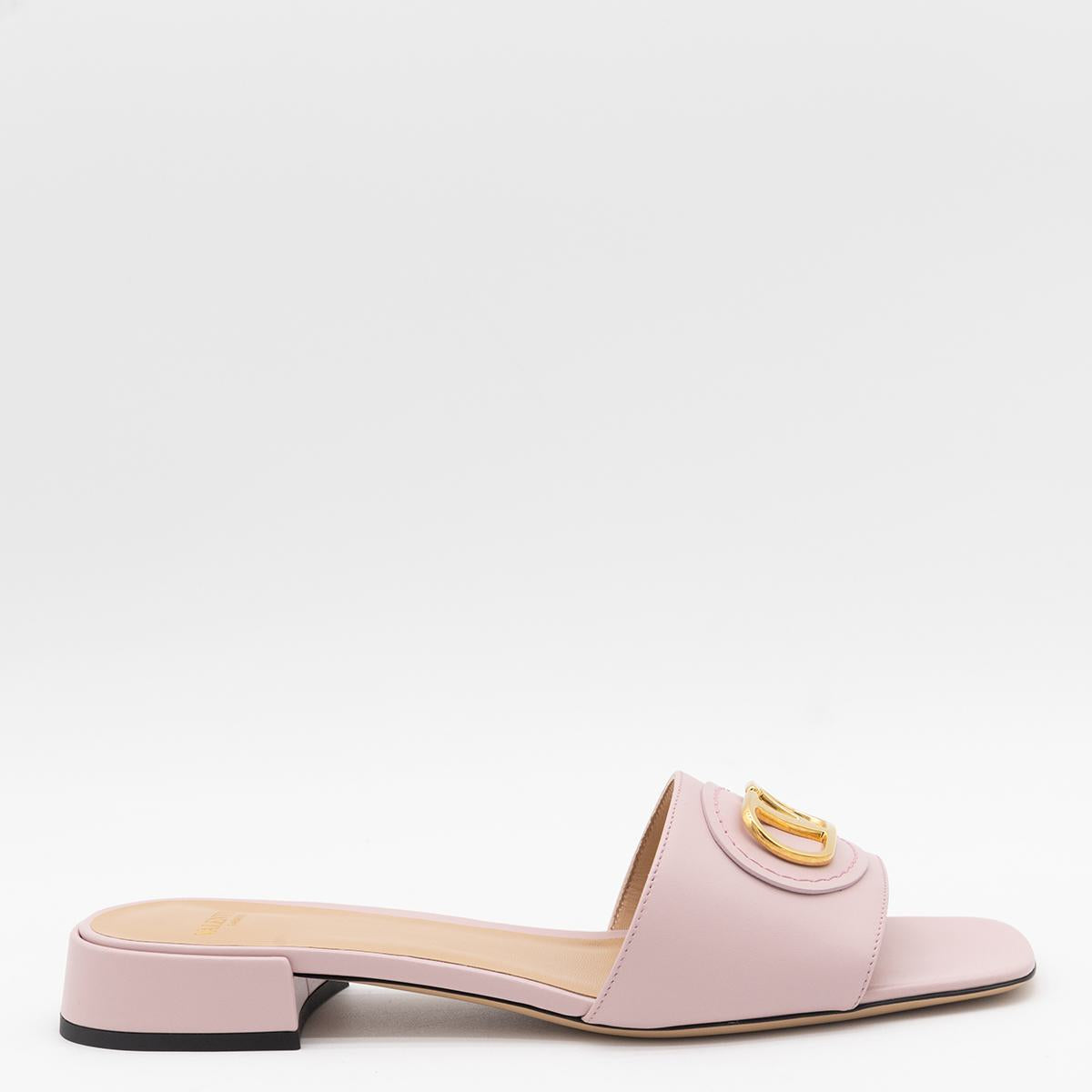 Valentino Garavani Pink Leather Flats