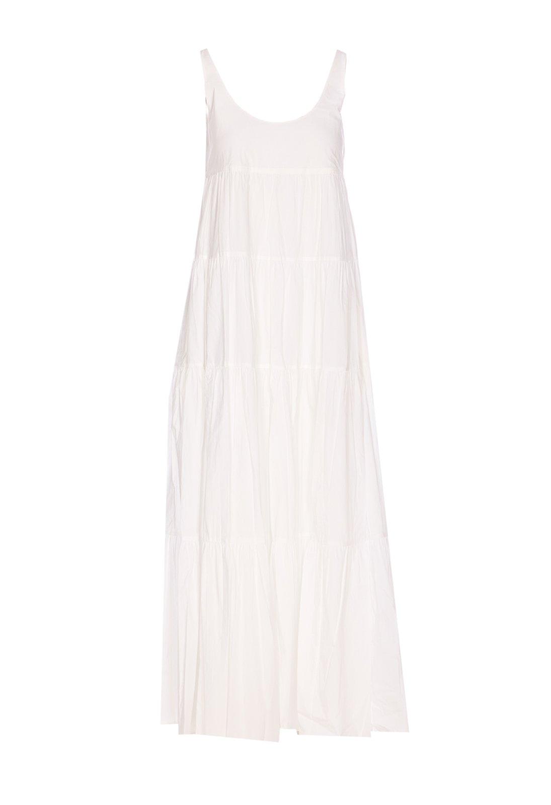 Michael Kors Collection Stretch Tiered Dress