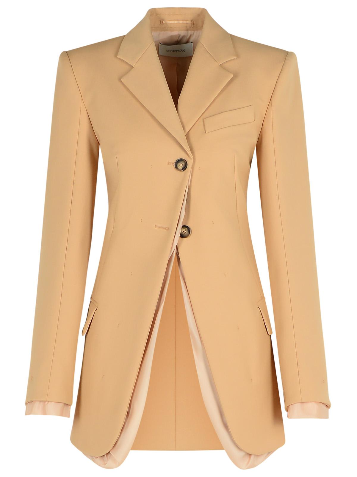 SportMax adurre 米色棉混纺西装外套