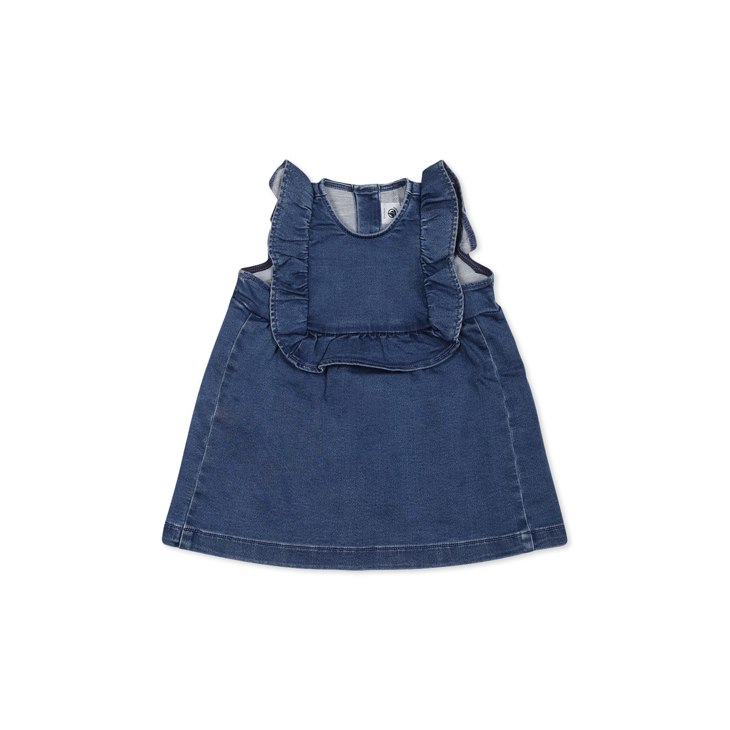 Petit Bateau Denim Dress For Baby Girl