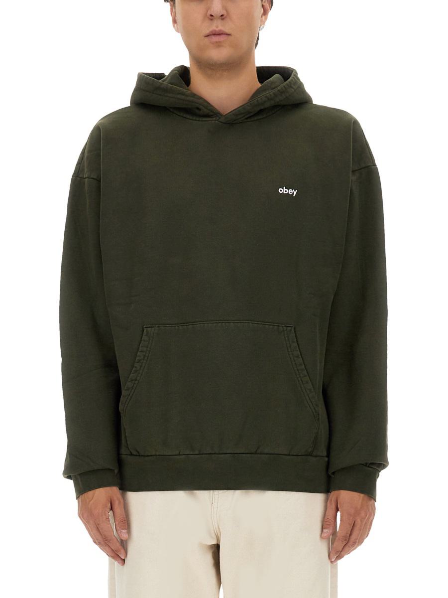 Obey logo款卫衣