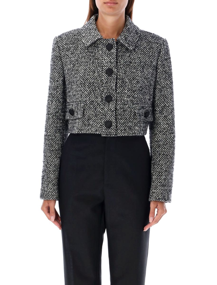 Dolce & Gabbana Cropped Tweed Jacket