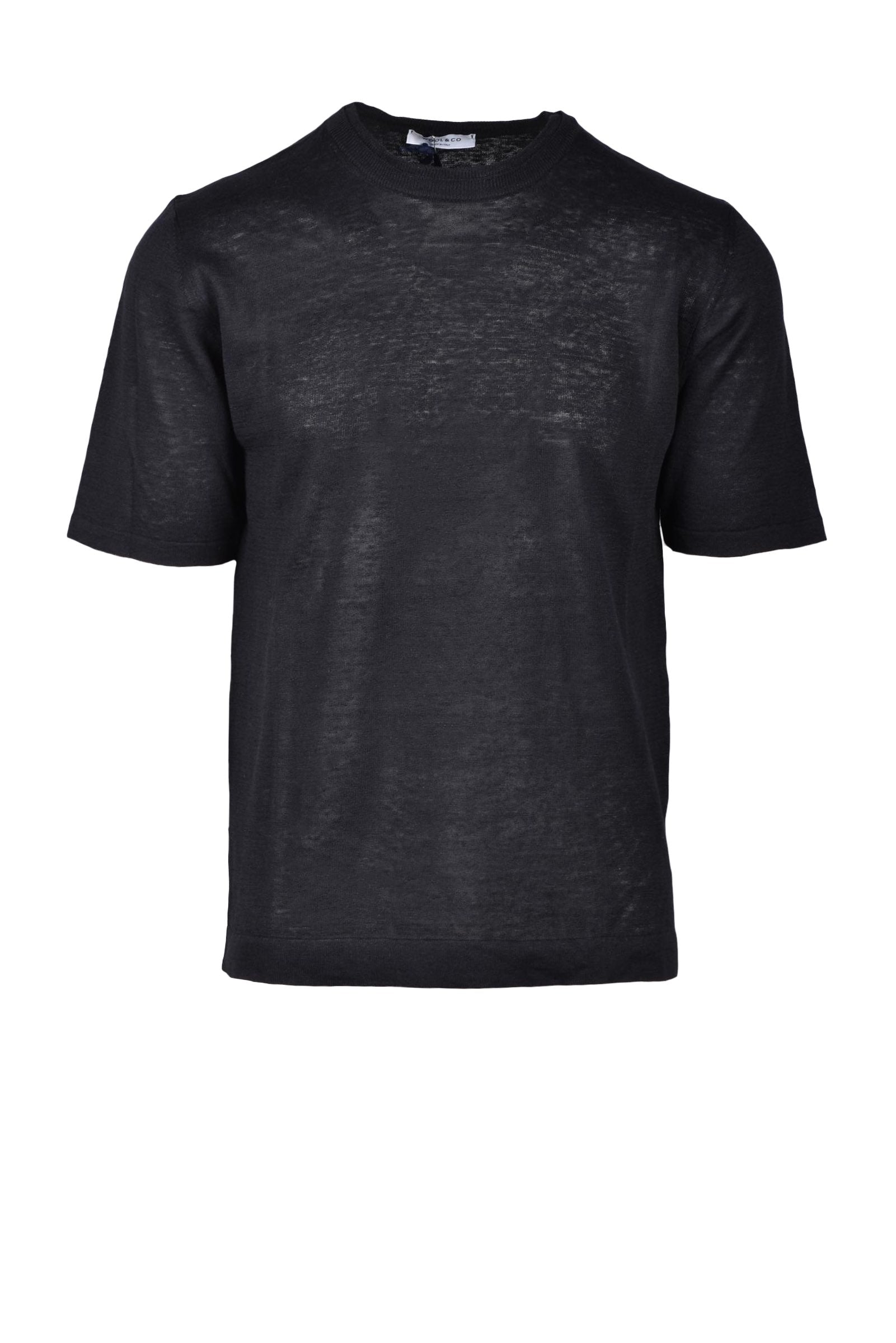 Wool & Co Maglia Basic Maniche Corte